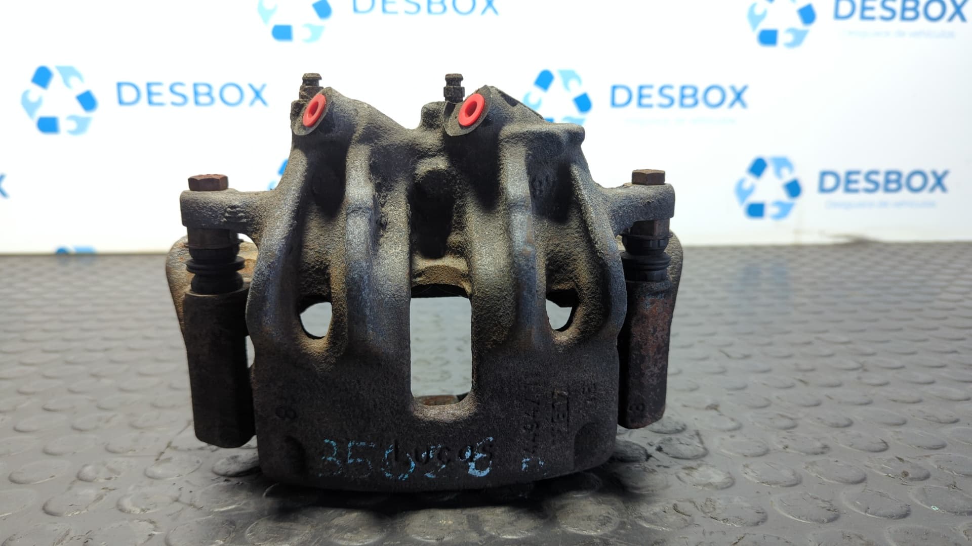 Recambio de PINZA DE FRENO DELANTERA DERECHA para FIAT DUCATO CAJA CERRADA (DESDE 03.94) D 2,            Batalla 3200 8140.67 referencia OEM IAM 449411 - BLANCO