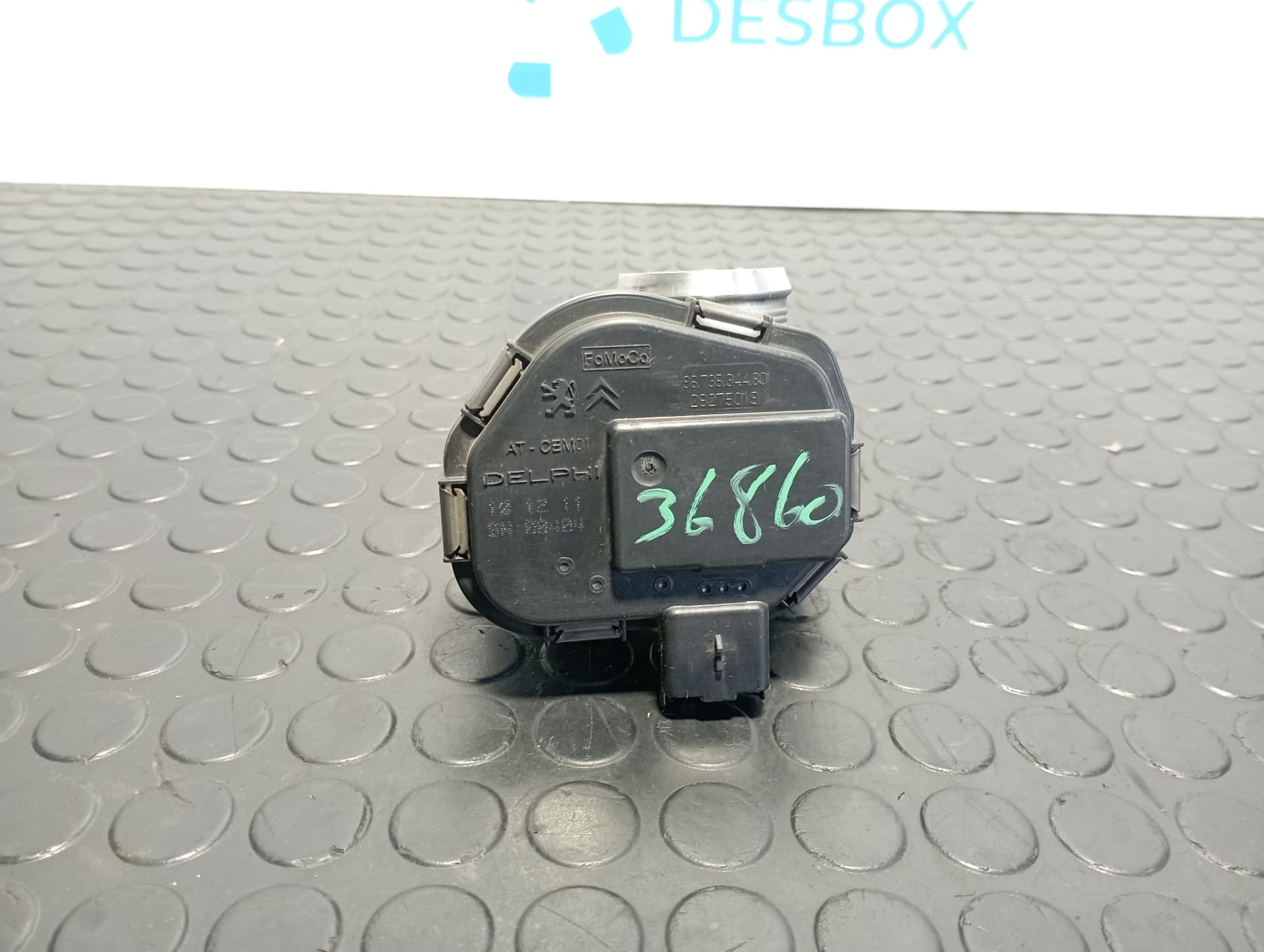 Recambio de CAJA MARIPOSA para FORD FOCUS TURN. III1.6 TDCI T1DB referencia OEM IAM 9673534480 - GRIS