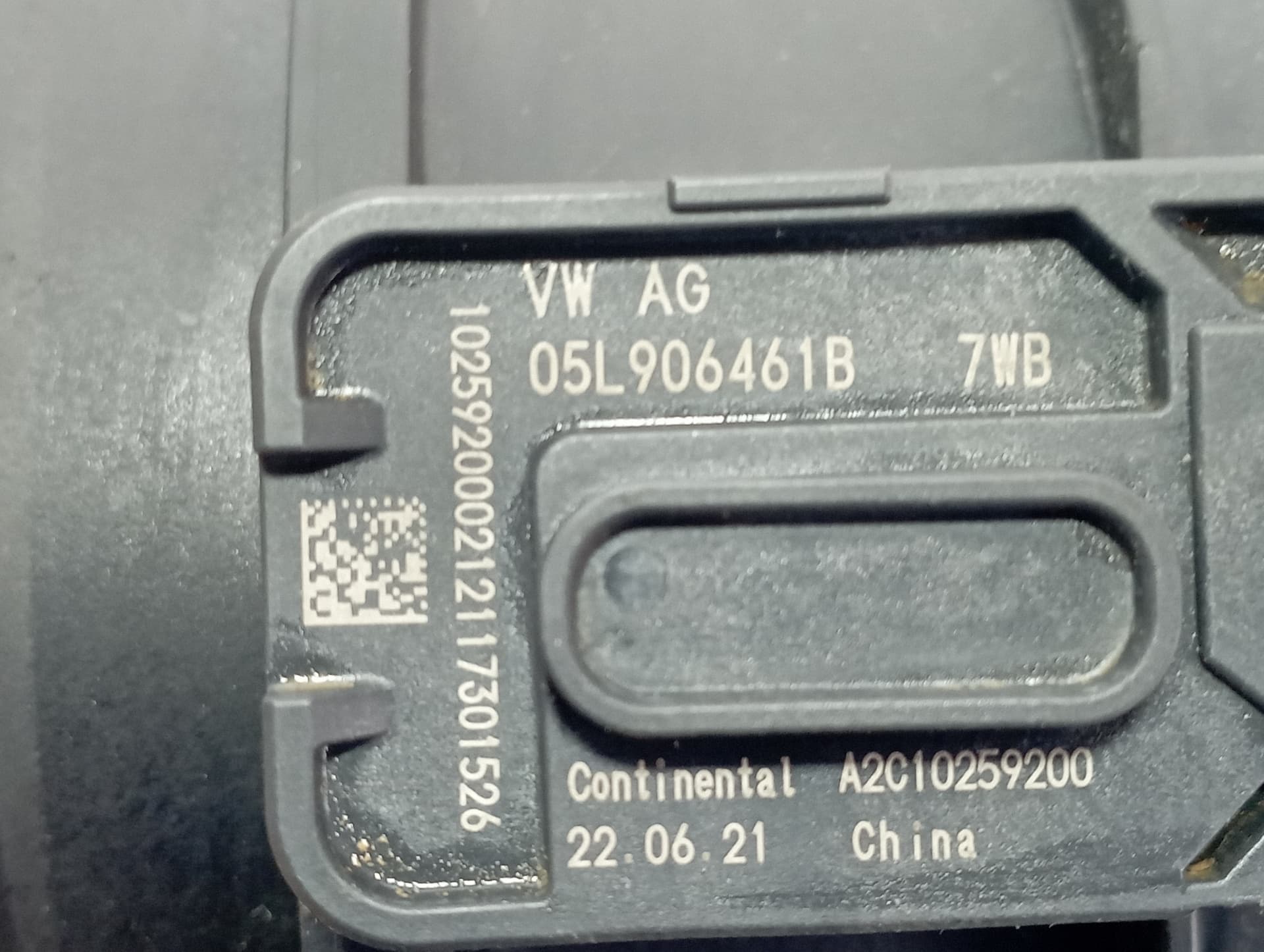 Recambio de CAUDALIMETRO para AUDI Q3 (F3B) 35 TDI DTSB referencia OEM IAM 05L906461B - BLANCO 3