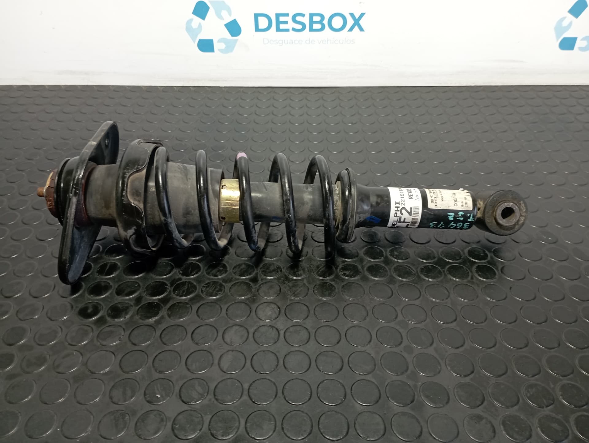 Recambio de AMORTIGUADOR TRASERO IZQUIERDO para MINI MINI (R50,R53) Cooper W10B16A referencia OEM IAM 33526764913 - AZUL