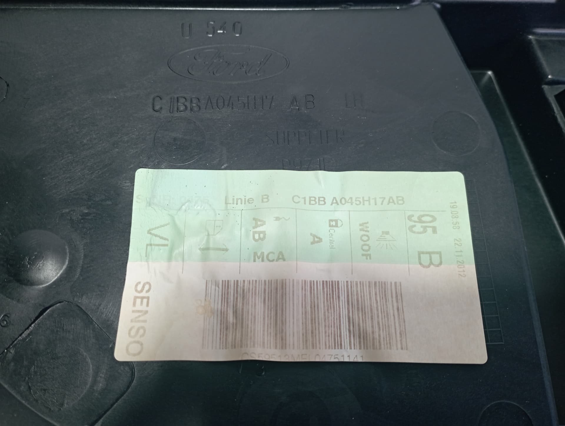 Recambio de ELEVALUNAS DELANTERO IZQUIERDO para FORD FIESTA (CCN) Black Edition SFJA referencia OEM IAM C1BBA045H17AB - BLANCO 4