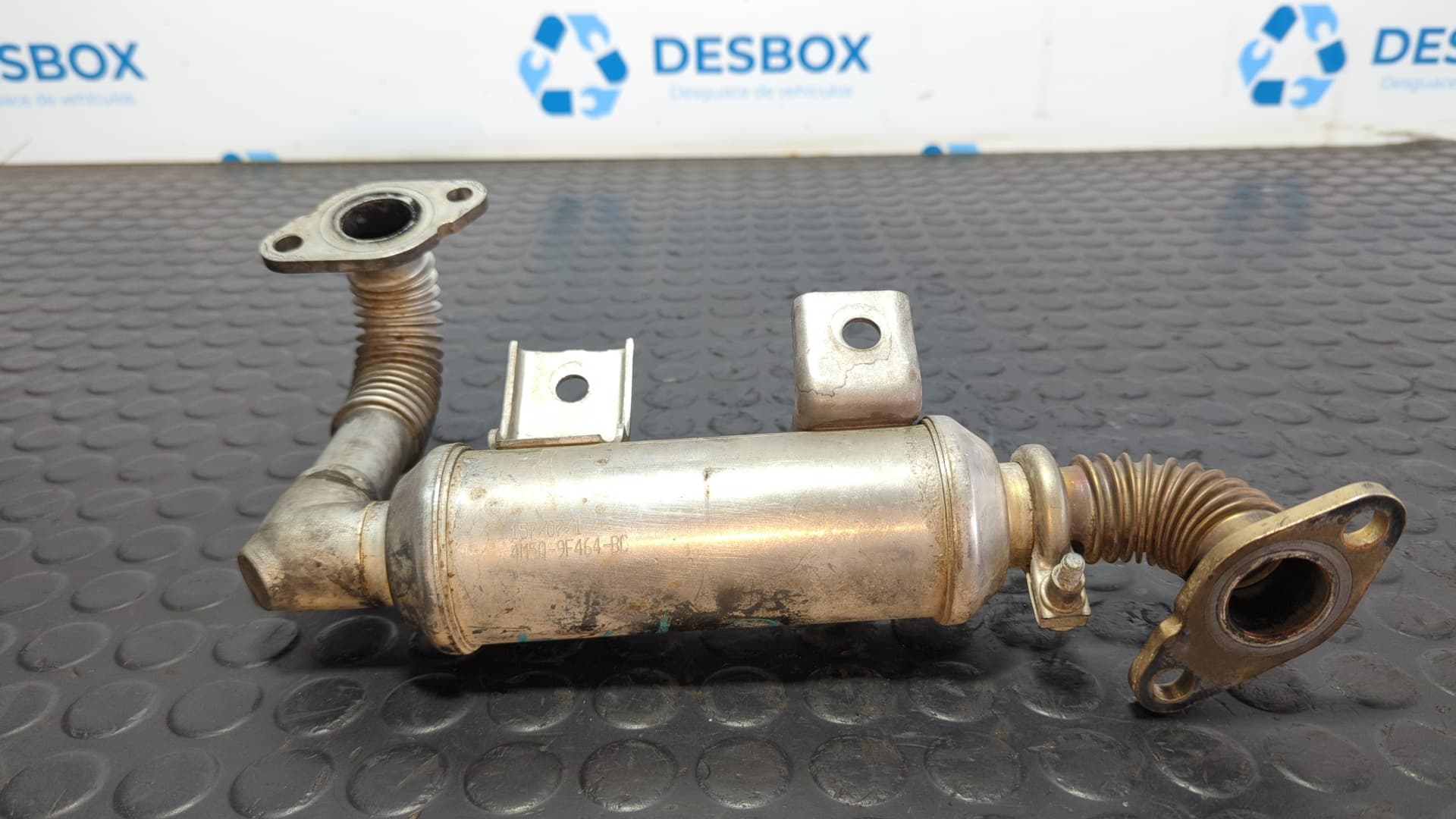 Recambio de ENFRIADOR EGR para FORD MONDEO BER. (CA2) 1.8 TDCI QYBA referencia OEM IAM 4M5Q9F464BC - NEGRO 2