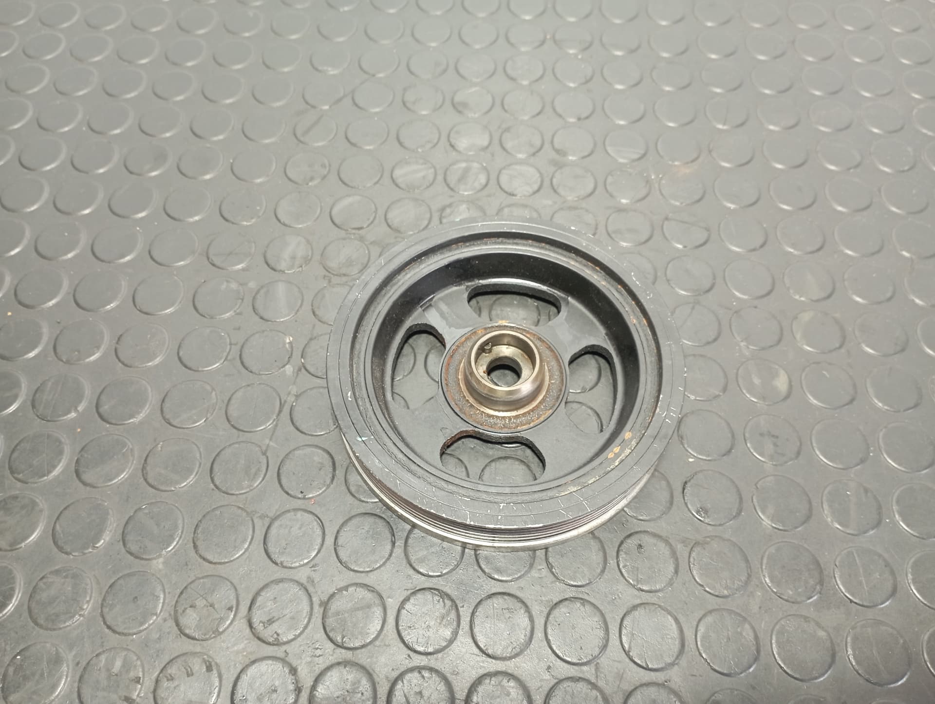 Recambio de POLEA CIGUEÑAL para KIA PICANTO 1.0 G3LA referencia OEM IAM 23124-03800 - ROJO 3