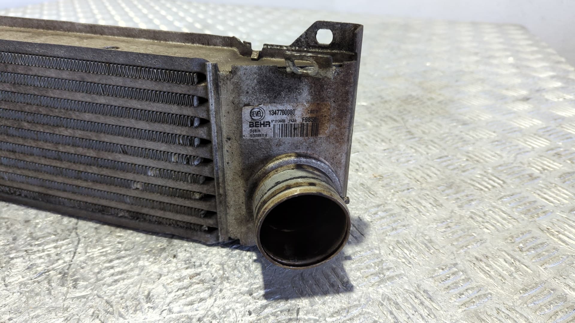 Recambio de INTERCOOLER para CITROEN JUMPER CAJA ABIERTA (06.2006 =>) 4HU referencia OEM IAM 1347700080 - BLANCO 2