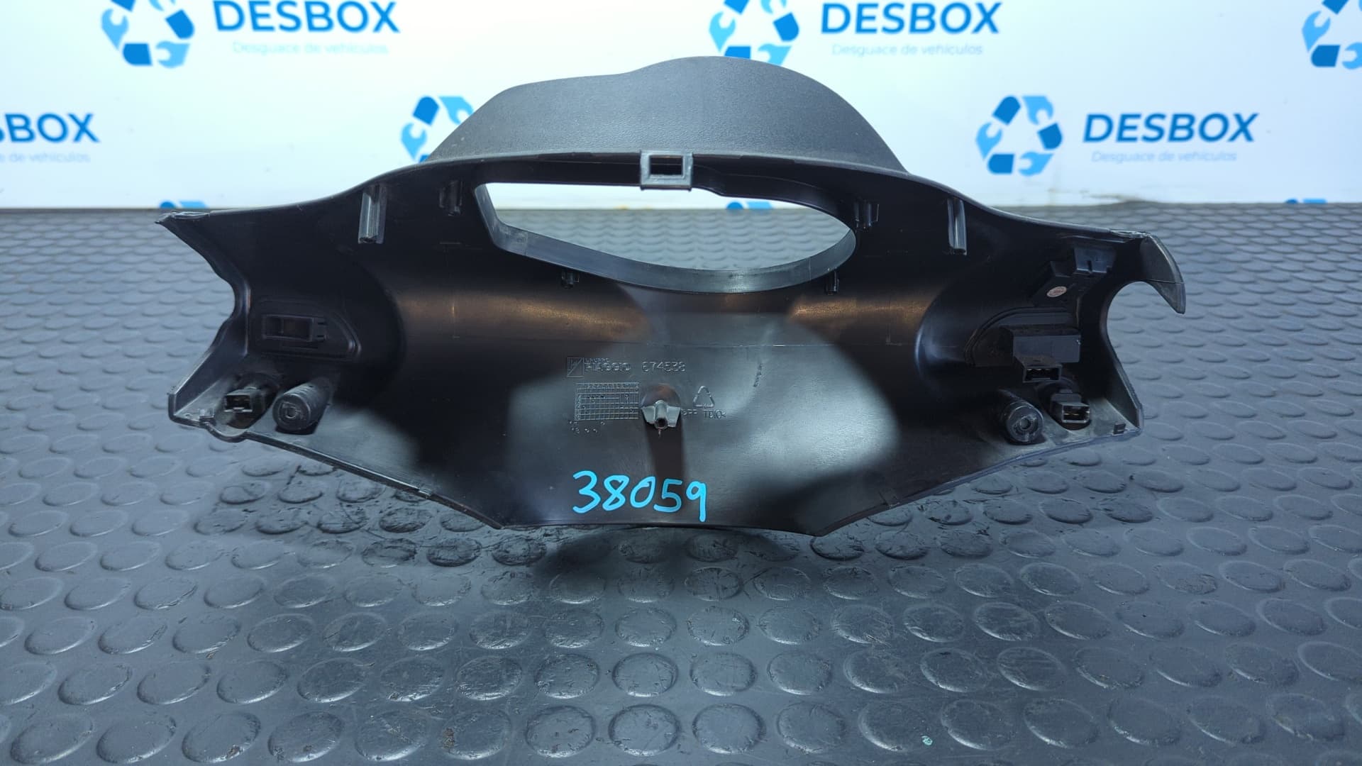 Recambio de MOLDURA para PIAGGIO (VESPA) NRG POWER 49 CC 49CC referencia OEM IAM 674538 - NEGRO 2