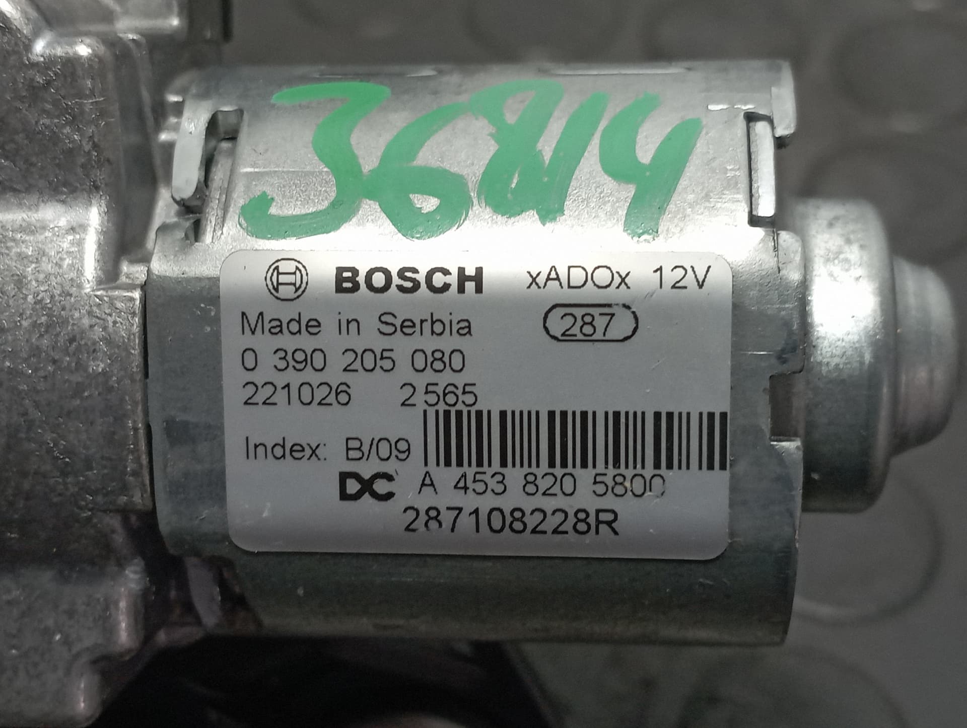 Recambio de MOTOR LIMPIA TRASERO para DACIA DUSTER II 0.999 H4DF4 referencia OEM IAM 287108228R - VERDE 3