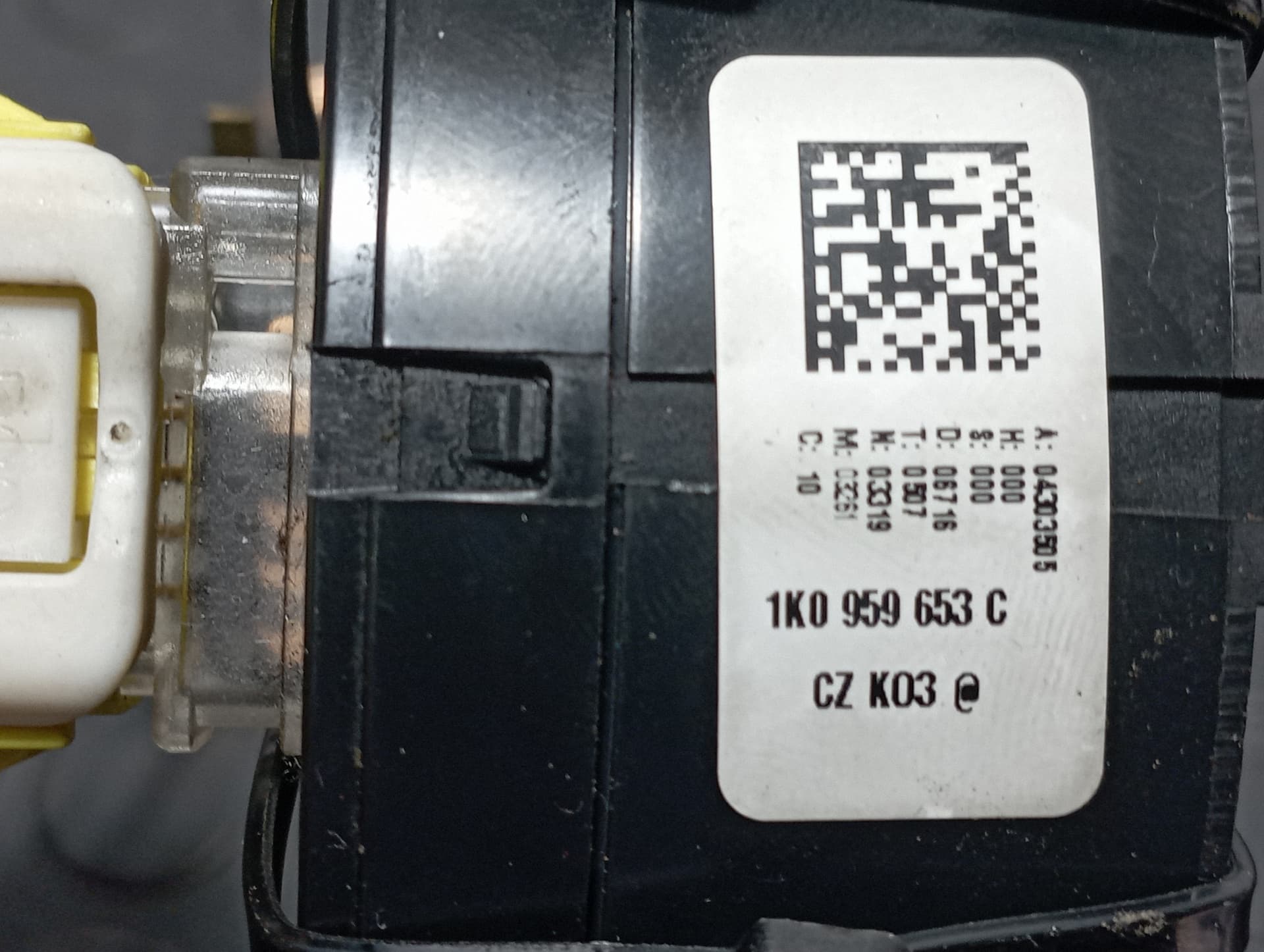 Recambio de ANILLO AIRBAG para VOLKSWAGEN JETTA (1K2) 2.0 TDI BKD referencia OEM IAM 01K0959653C - VERDE 4