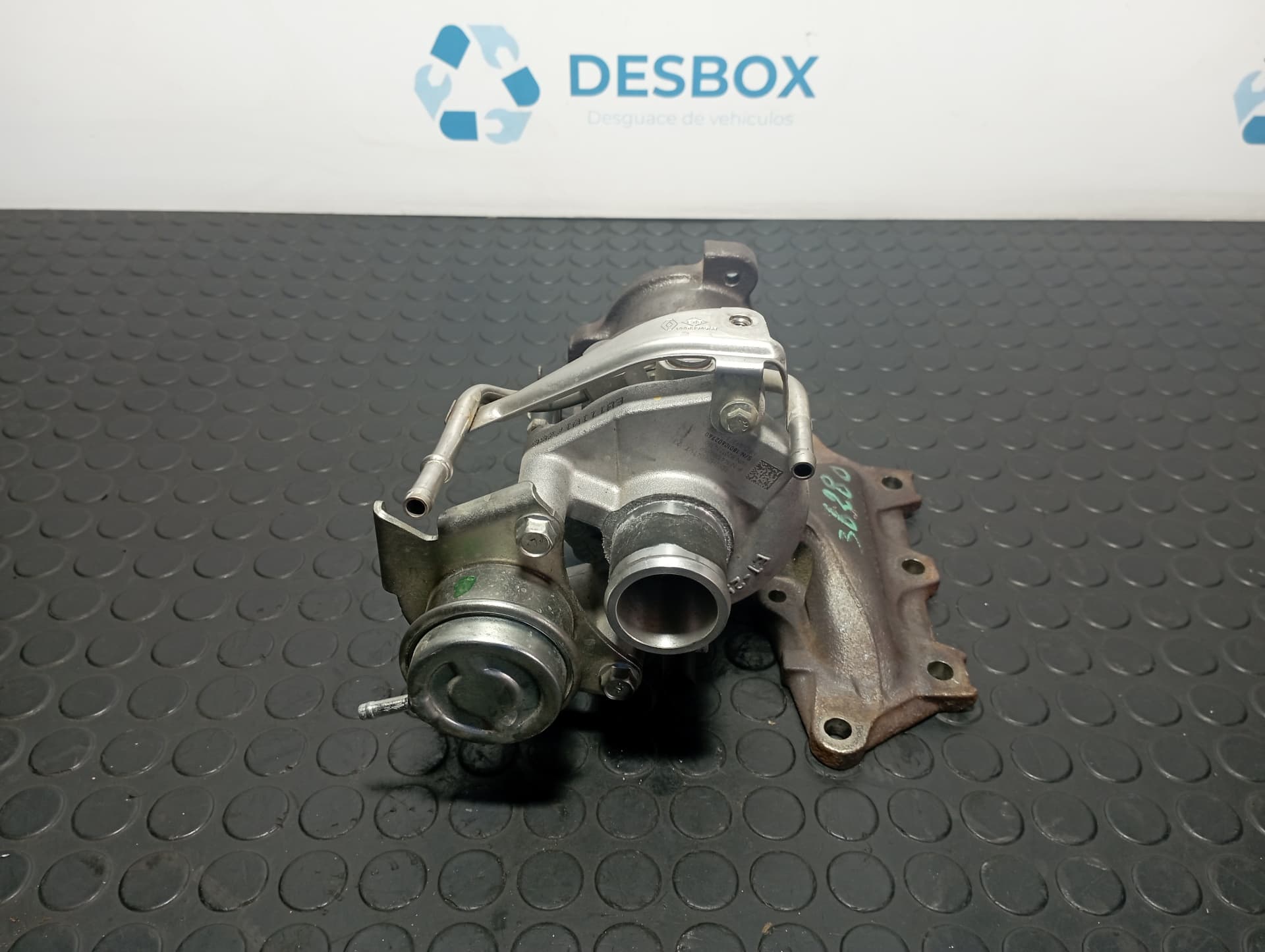 Recambio de TURBOCOMPRESOR para RENAULT CAPTUR Dynamique H4B400 referencia OEM IAM 8201234380 - BLANCO