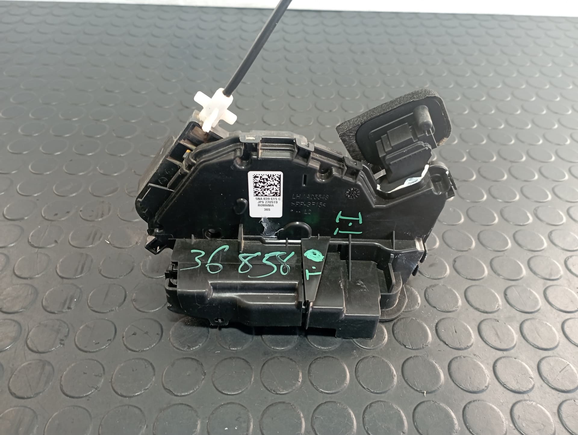 Recambio de CERRADURA PUERTA TRASERA IZQUIERDA para VOLKSWAGEN TIGUAN 2.0 TDI DFG referencia OEM IAM 5NA839015C  - BLANCO