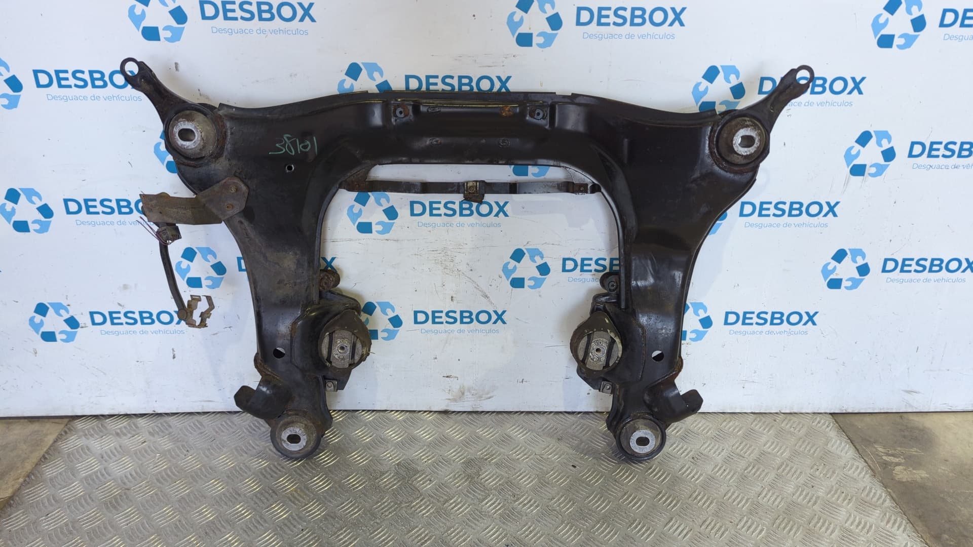 Recambio de PUENTE DELANTERO para AUDI A4 CABRIO (8H) 3.0 TDI ASB referencia OEM IAM 8H0399315T - AZUL