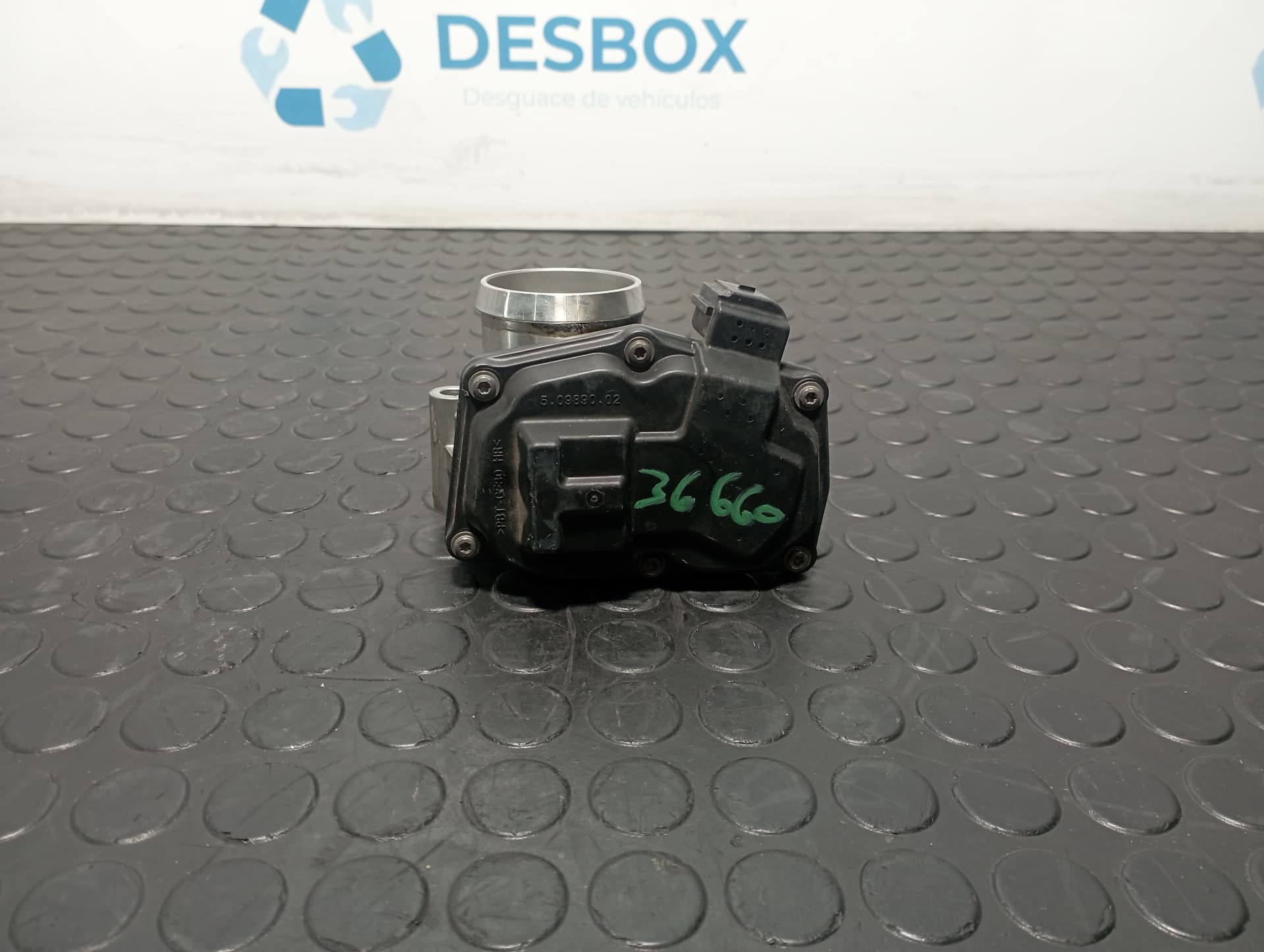 Recambio de CAJA MARIPOSA para FORD FIESTA (CCN) Black Edition SFJA referencia OEM IAM 50989002 - BLANCO 3