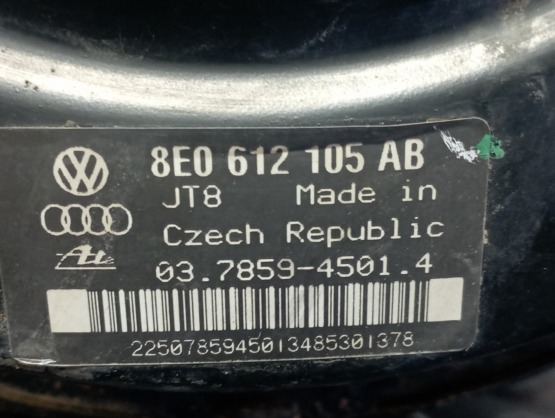 Recambio de SERVOFRENO para AUDI A4 CABRIO (8H) 3.0 TDI ASB referencia OEM IAM 8E0612105AB - AZUL 2
