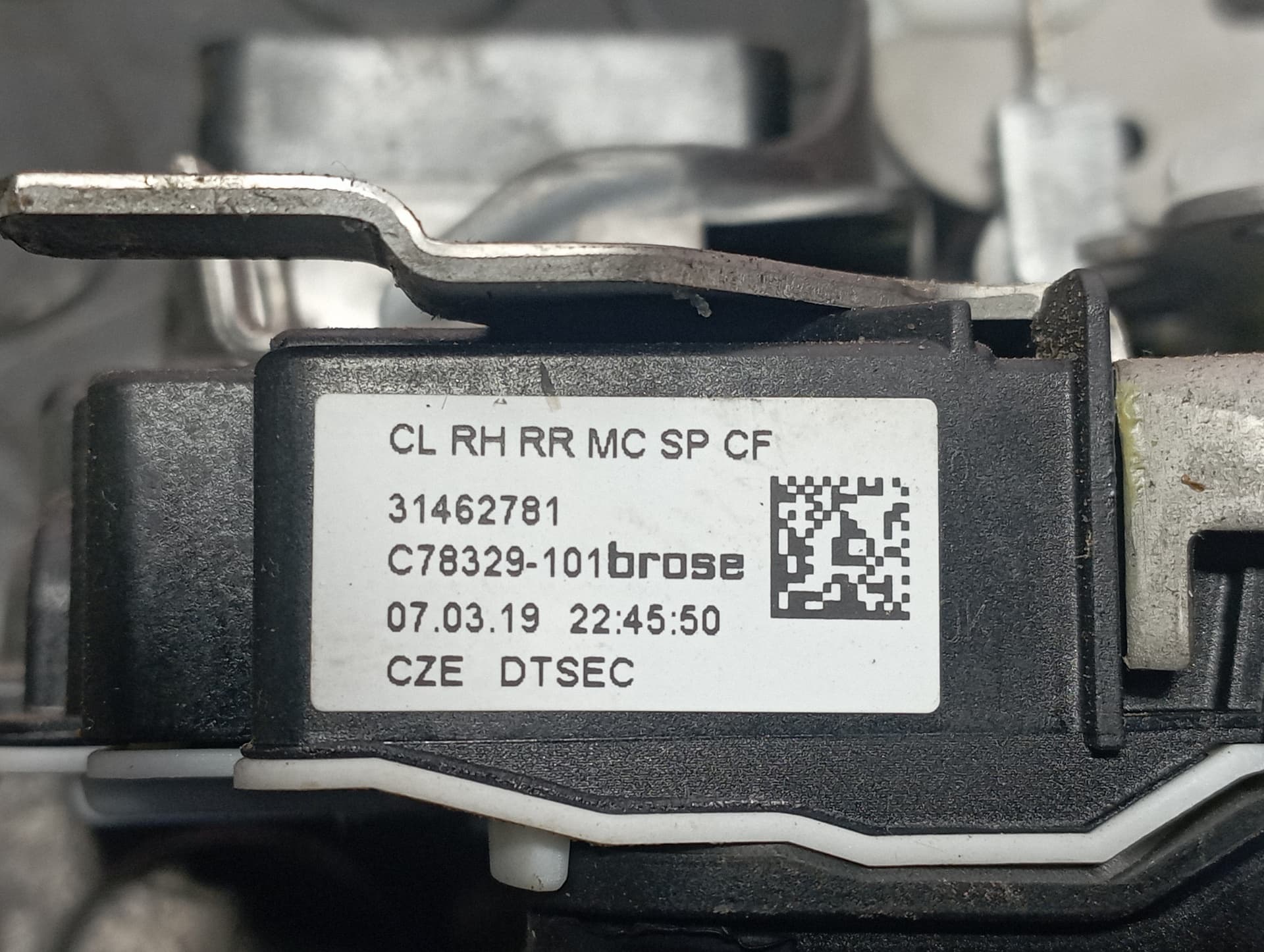 Recambio de CERRADURA PUERTA TRASERA DERECHA para VOLVO XC 40 2.0 D D4204T16 referencia OEM IAM 31462781 - AZUL 4