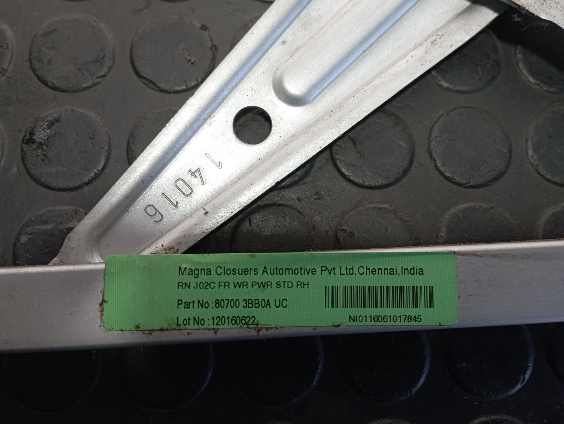 Recambio de ELEVALUNAS DELANTERO DERECHO para NISSAN NOTE 1.2 3 CIL HR12 referencia OEM IAM 807003BB0A - BLANCO 5