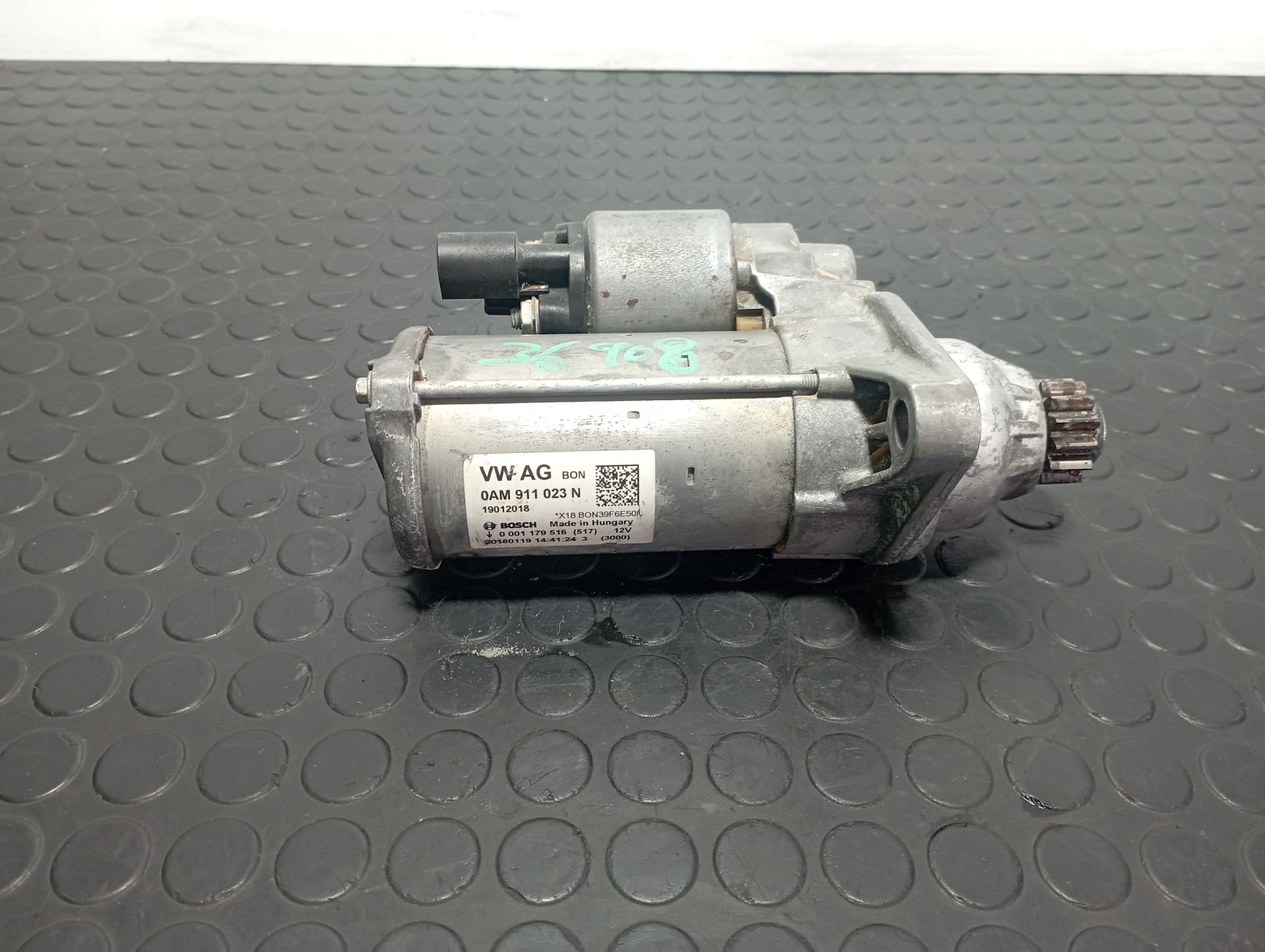 Recambio de MOTOR ARRANQUE para VOLKSWAGEN GOLF VII LIM. CZCA referencia OEM IAM 0AM911023N - BLANCO 3