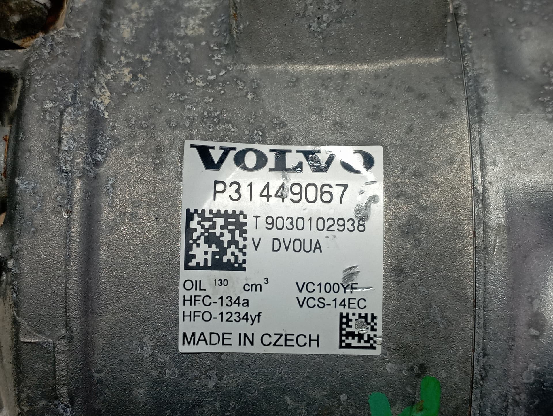 Recambio de COMPRESOR AIRE ACONDICIONADO para VOLVO XC 40 2.0 D D4204T16 referencia OEM IAM P31449067 - AZUL 3