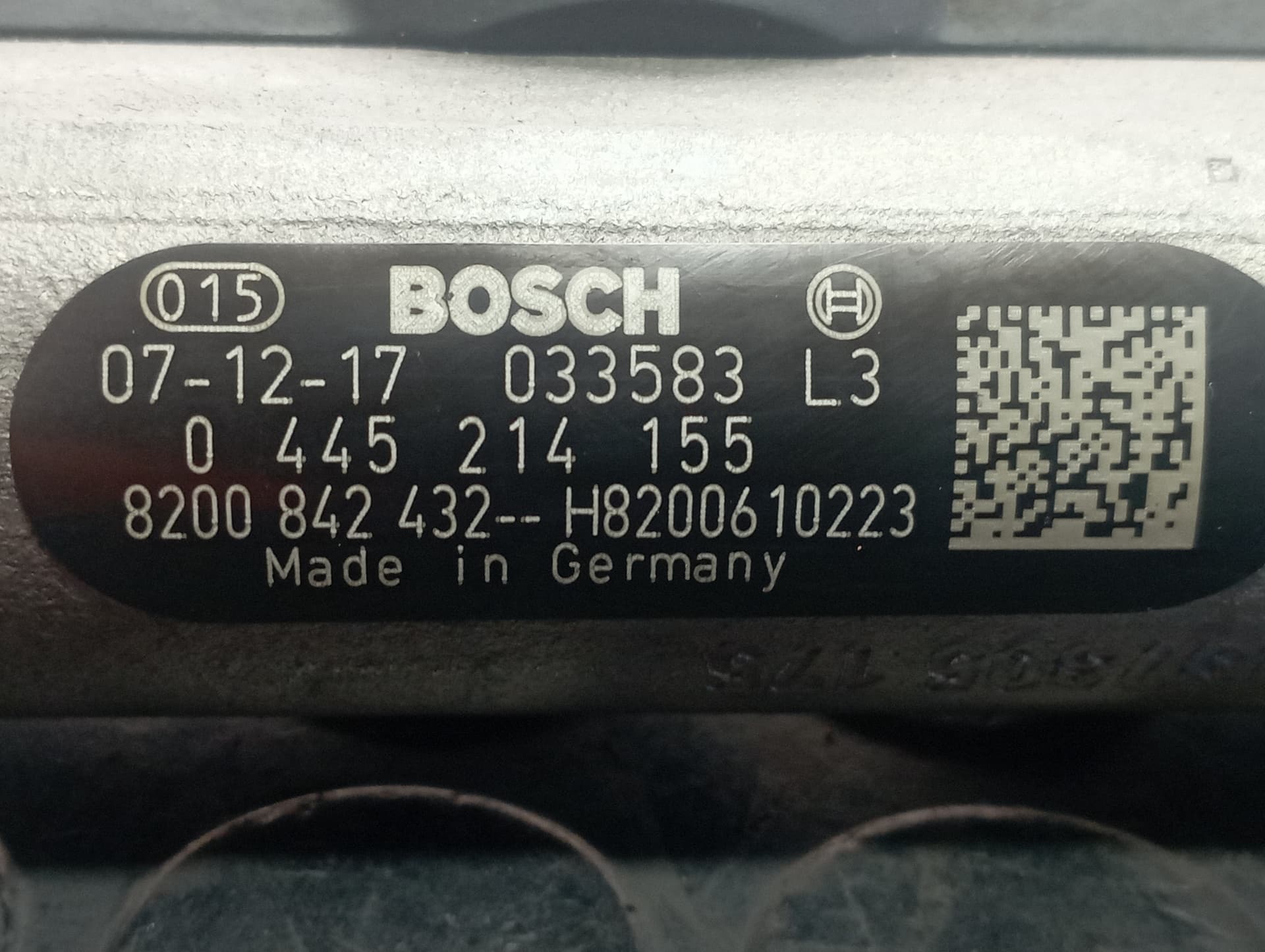 Recambio de RAMPA INYECTORA para NISSAN QASHQAI (J10) 2.0 DCI M9R referencia OEM IAM 0445214155 - GRIS 5