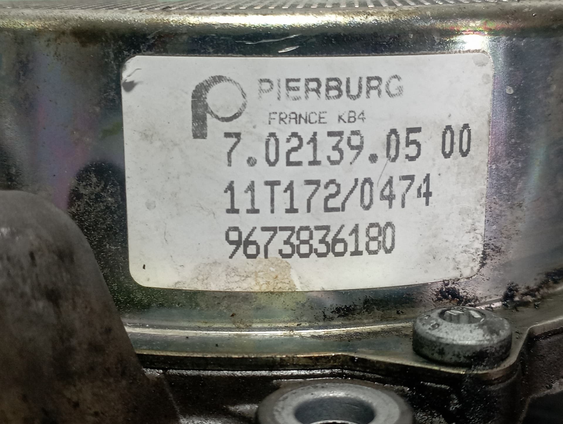 Recambio de DEPRESOR FRENO / BOMBA VACIO para PEUGEOT 508 SW SW ALLURE HDI 116 RH02 referencia OEM IAM 9673836180 - NEGRO 3