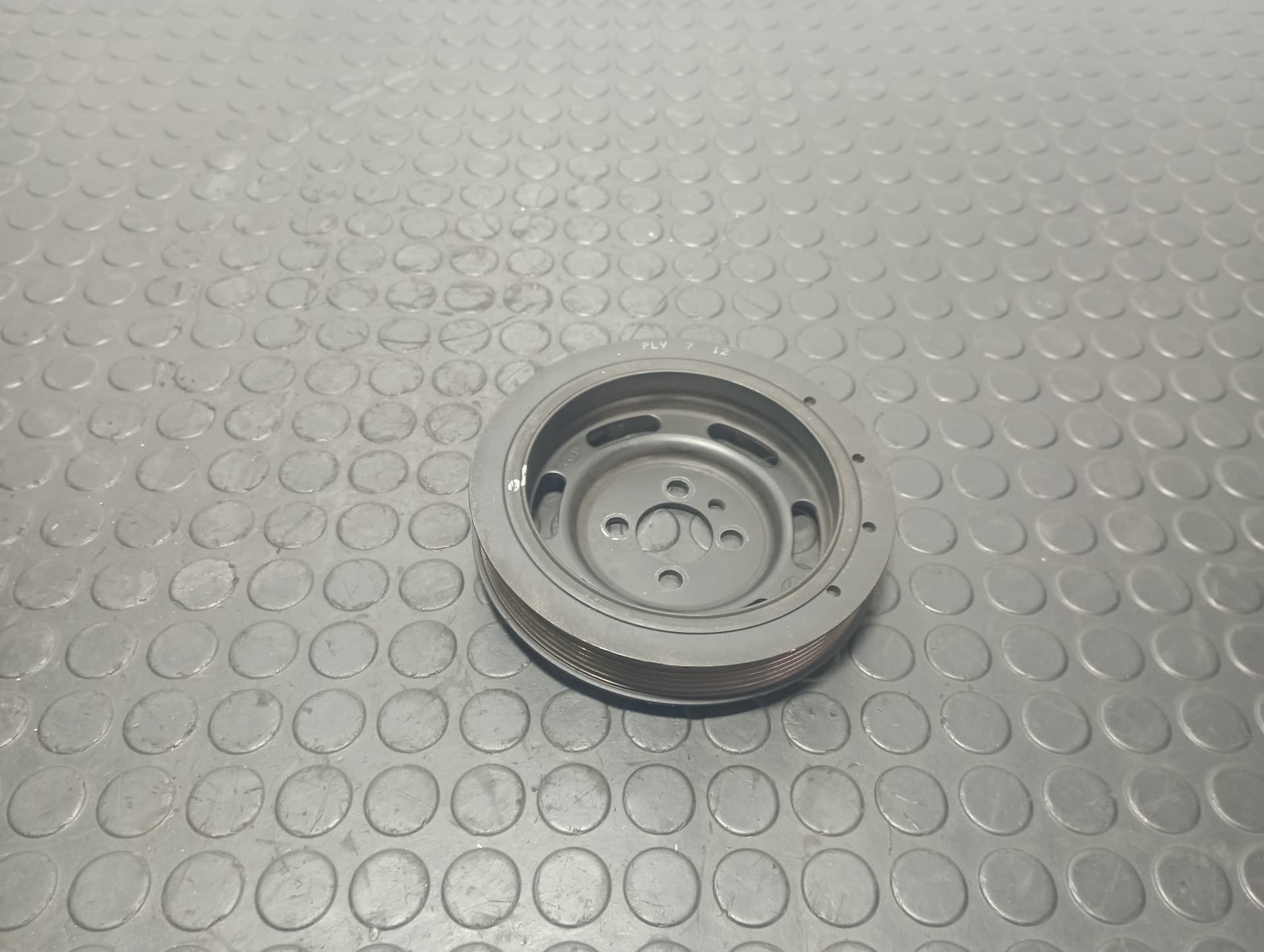 Recambio de POLEA CIGUEÑAL para HYUNDAI I30 1.6 CRDI D4FE referencia OEM IAM ADG06106 - ROJO 2