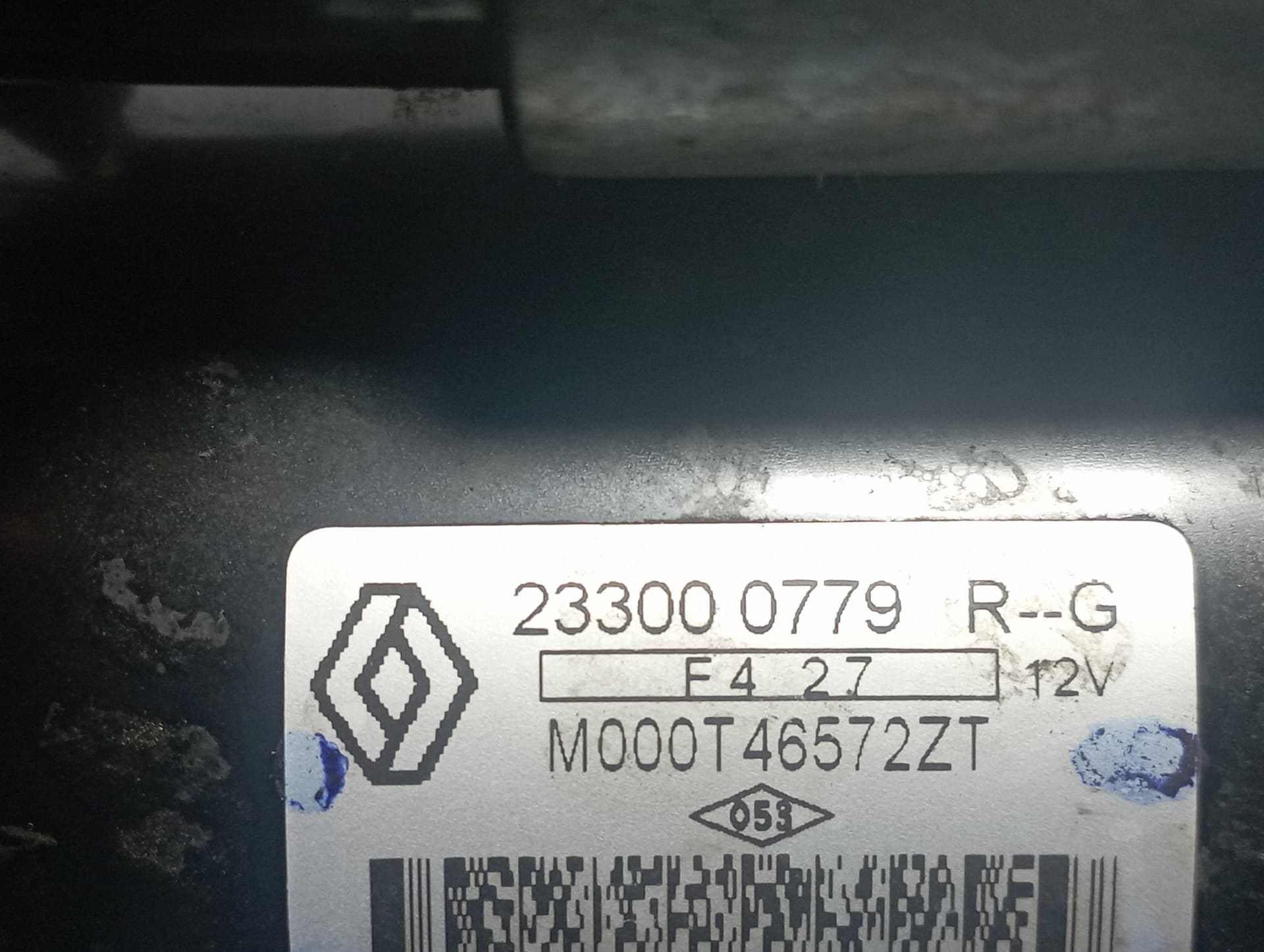 Recambio de MOTOR ARRANQUE para DACIA DUSTER 1.2 GASOLINA H5F referencia OEM IAM 233000779 - BLANCO 2