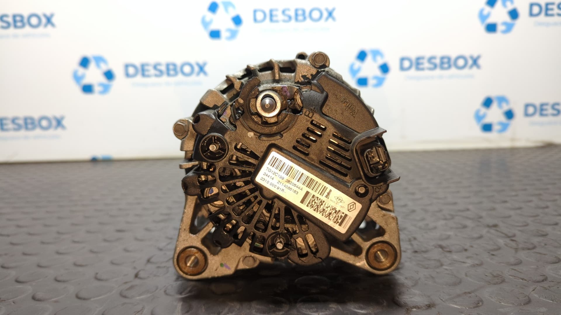 Recambio de ALTERNADOR para DACIA DUSTER 1.2 GASOLINA H5F referencia OEM IAM 231000091R - BLANCO 9