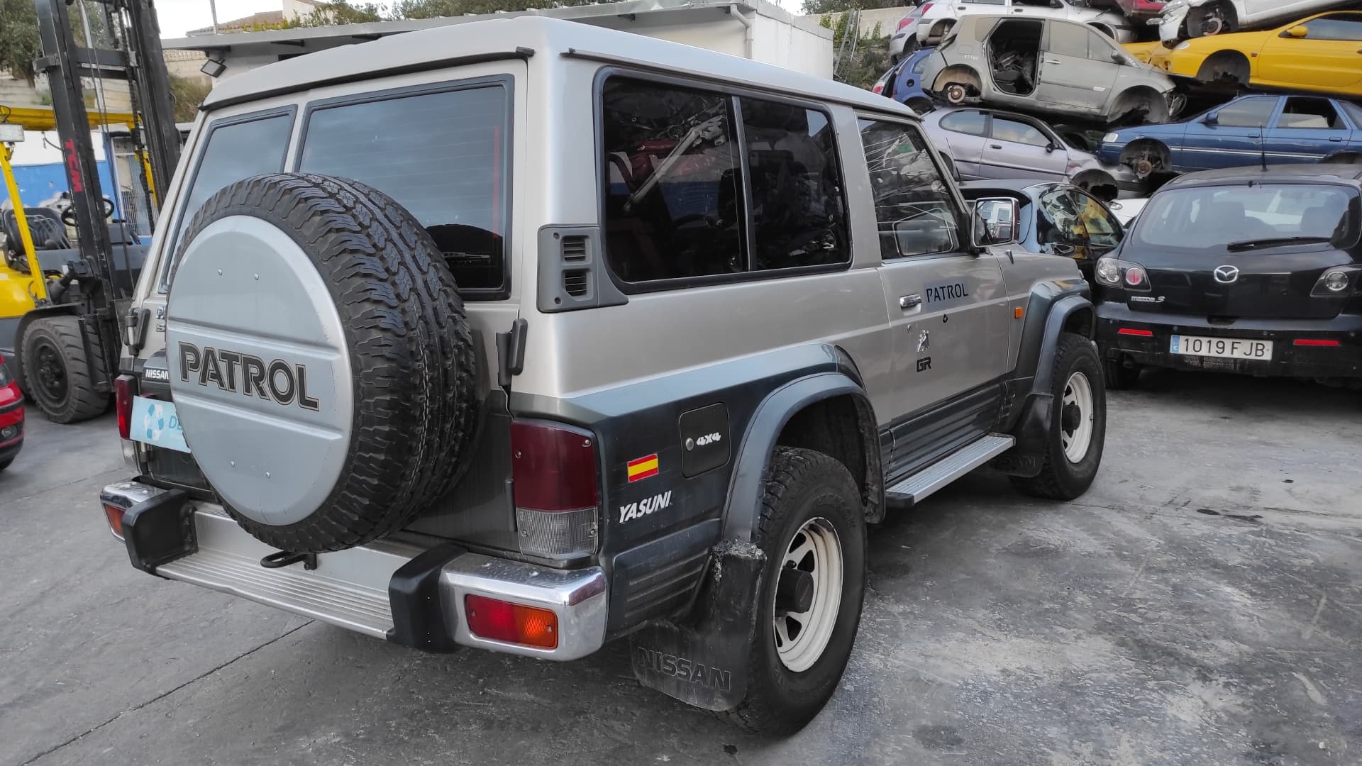 Recambio de CERRADURA PUERTA TRASERA DERECHA para NISSAN PATROL GR (Y60) 2.8 TURBO DIESEL RD28 TURBO - GRIS 8