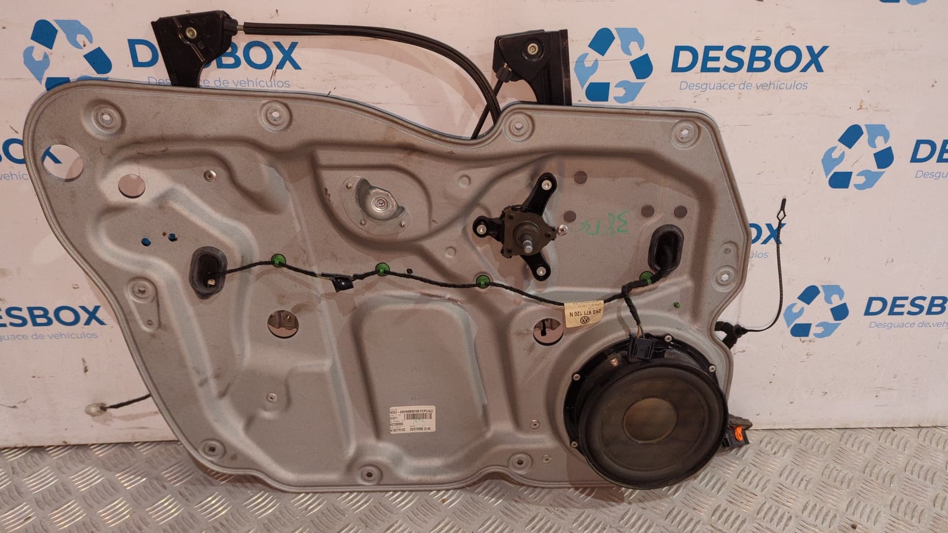 Recambio de ELEVALUNAS DELANTERO DERECHO para VOLKSWAGEN CADDY KA/KB (2K) 2.0 SDI BST - AZUL 2
