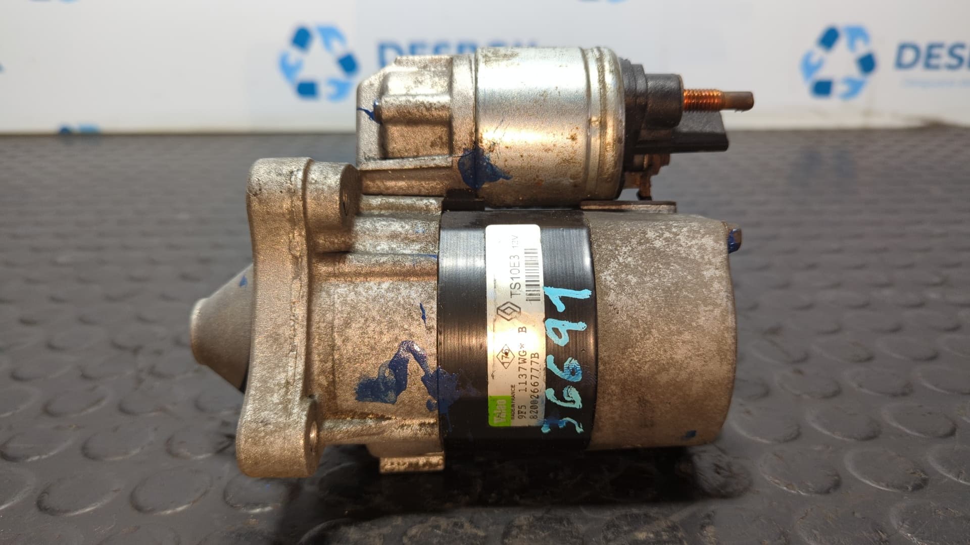 Recambio de MOTOR ARRANQUE para RENAULT CLIO II FASE I (B/CBO) 1.4 G K4JC7 referencia OEM IAM 8200266777B - ROJO 2