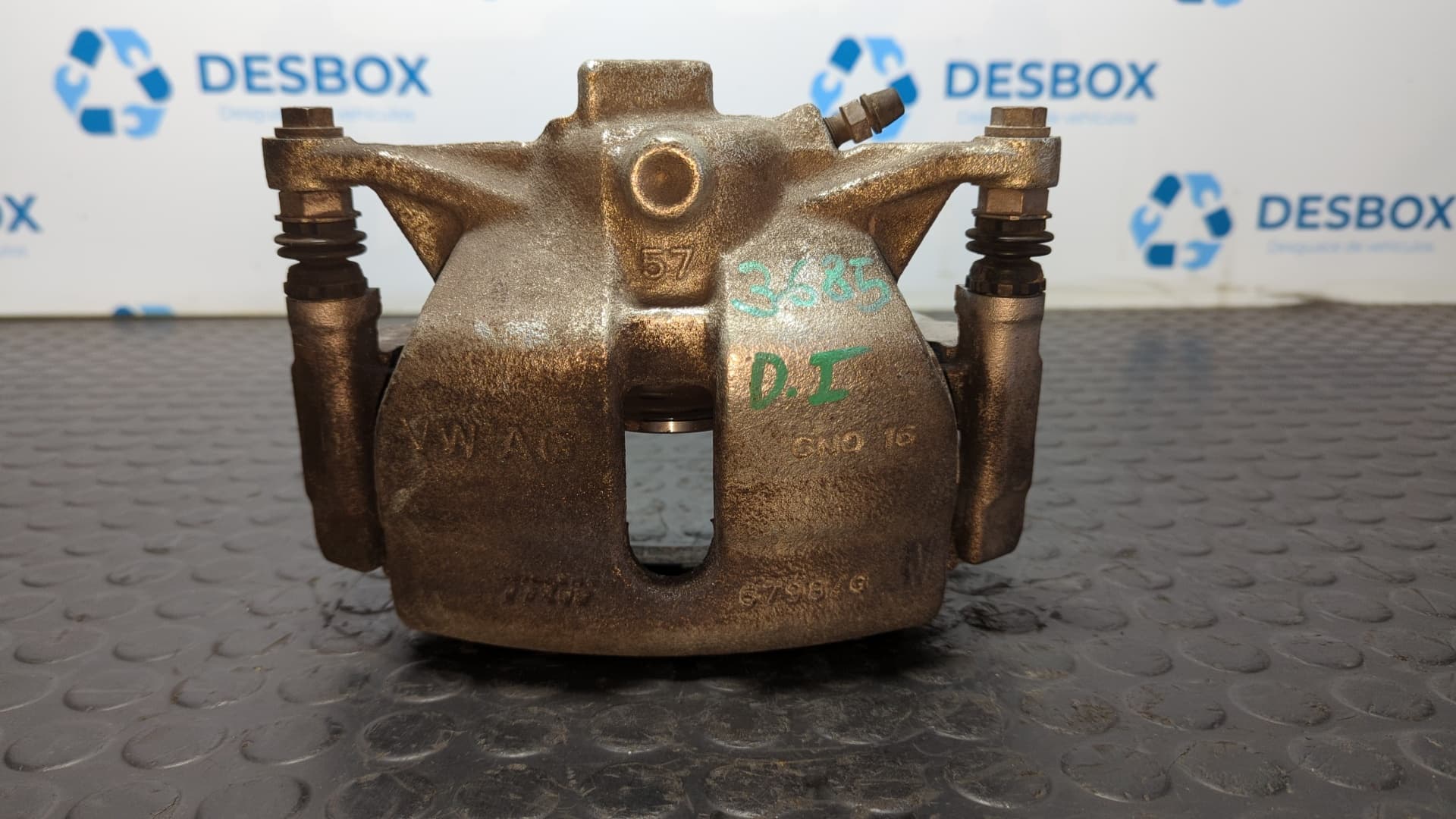 Recambio de PINZA DE FRENO DELANTERA IZQUIERDA para VOLKSWAGEN TIGUAN 2.0 TDI DFG referencia OEM IAM 5Q0105DQ - BLANCO