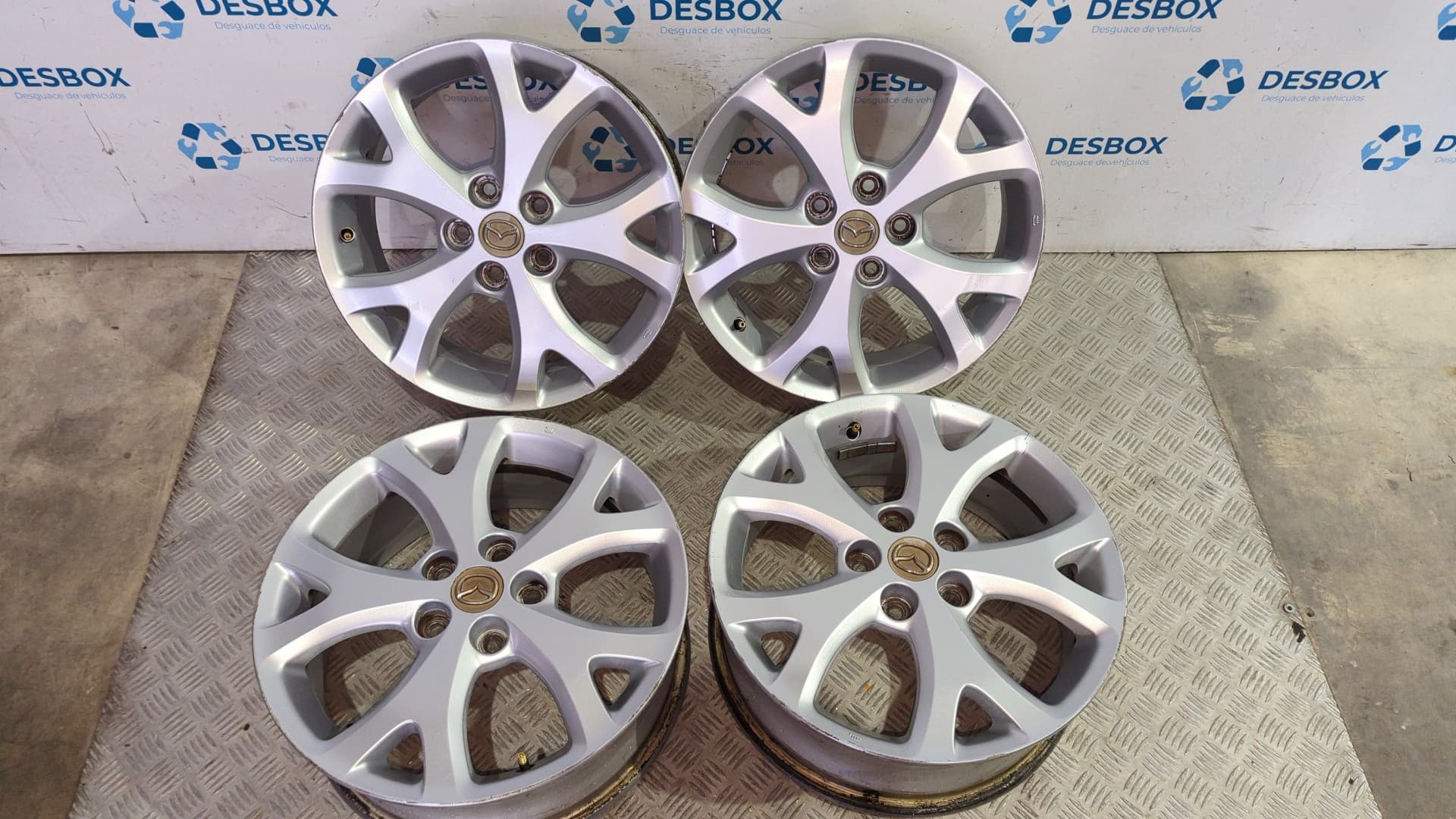 Recambio de JUEGO LLANTAS para MAZDA 3 BERLINA (BK) 1.6 DIESEL Y6 referencia OEM IAM K5253 - NEGRO