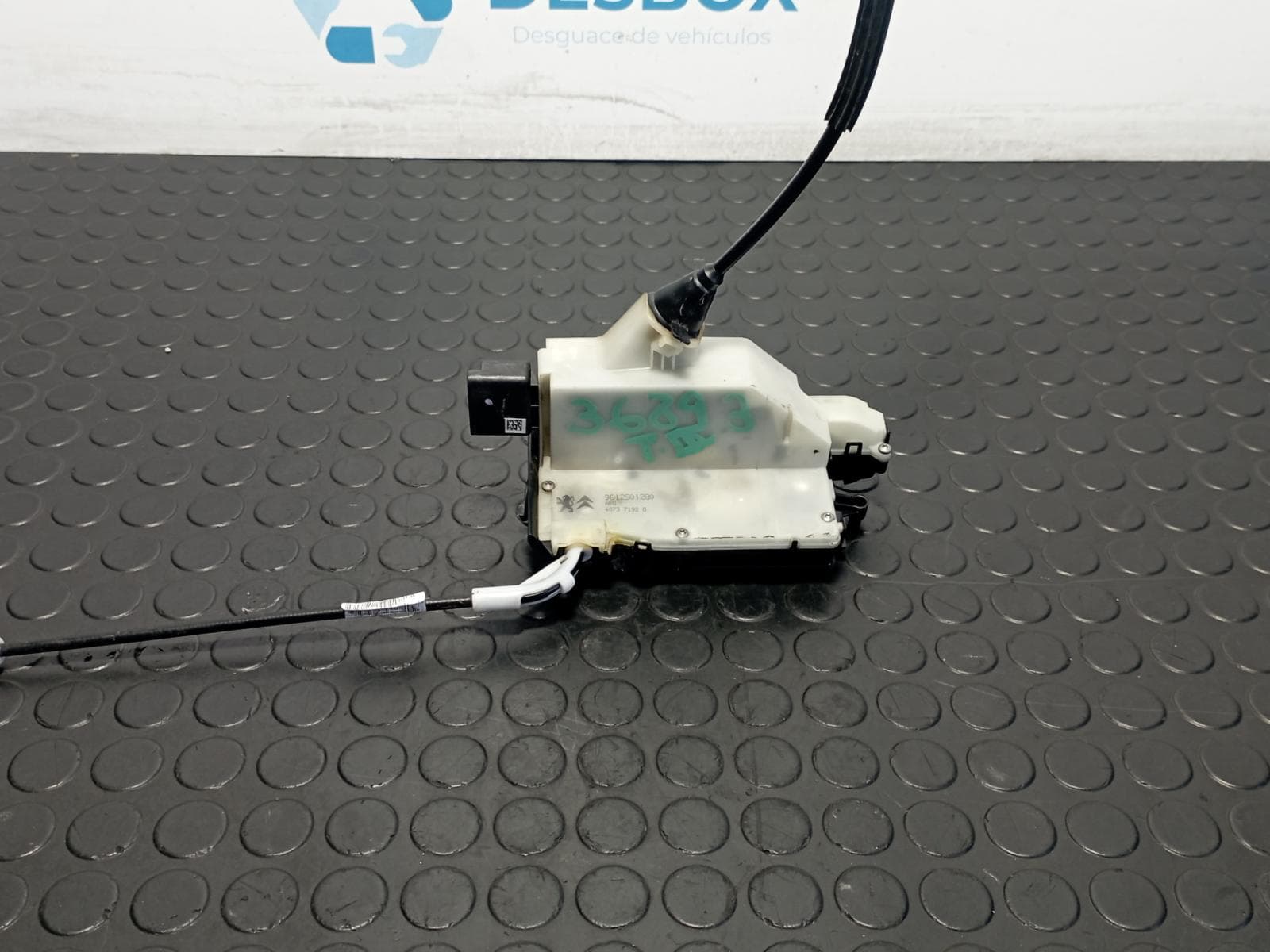 Recambio de CERRADURA PUERTA TRASERA IZQUIERDA para PEUGEOT 208 1.2 PURETECH HN01 referencia OEM IAM 9812501280 - BLANCO