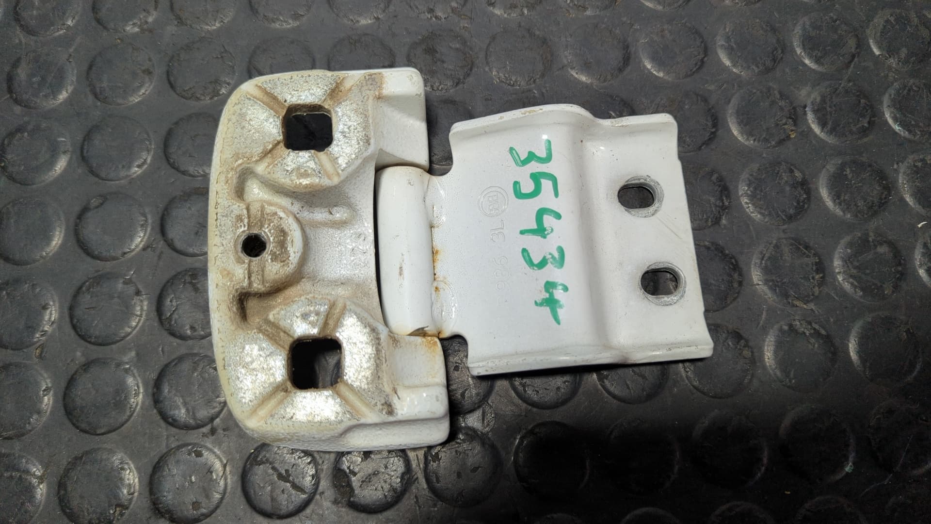 Recambio de BISAGRA IZQUIERDA PORTON para PEUGEOT BOXER CAJA CERR. TECHO ELEVADO (BAT.3450)(335)(2007 =>) HDi (335) 4H03 referencia OEM IAM B986 - BLANCO 3