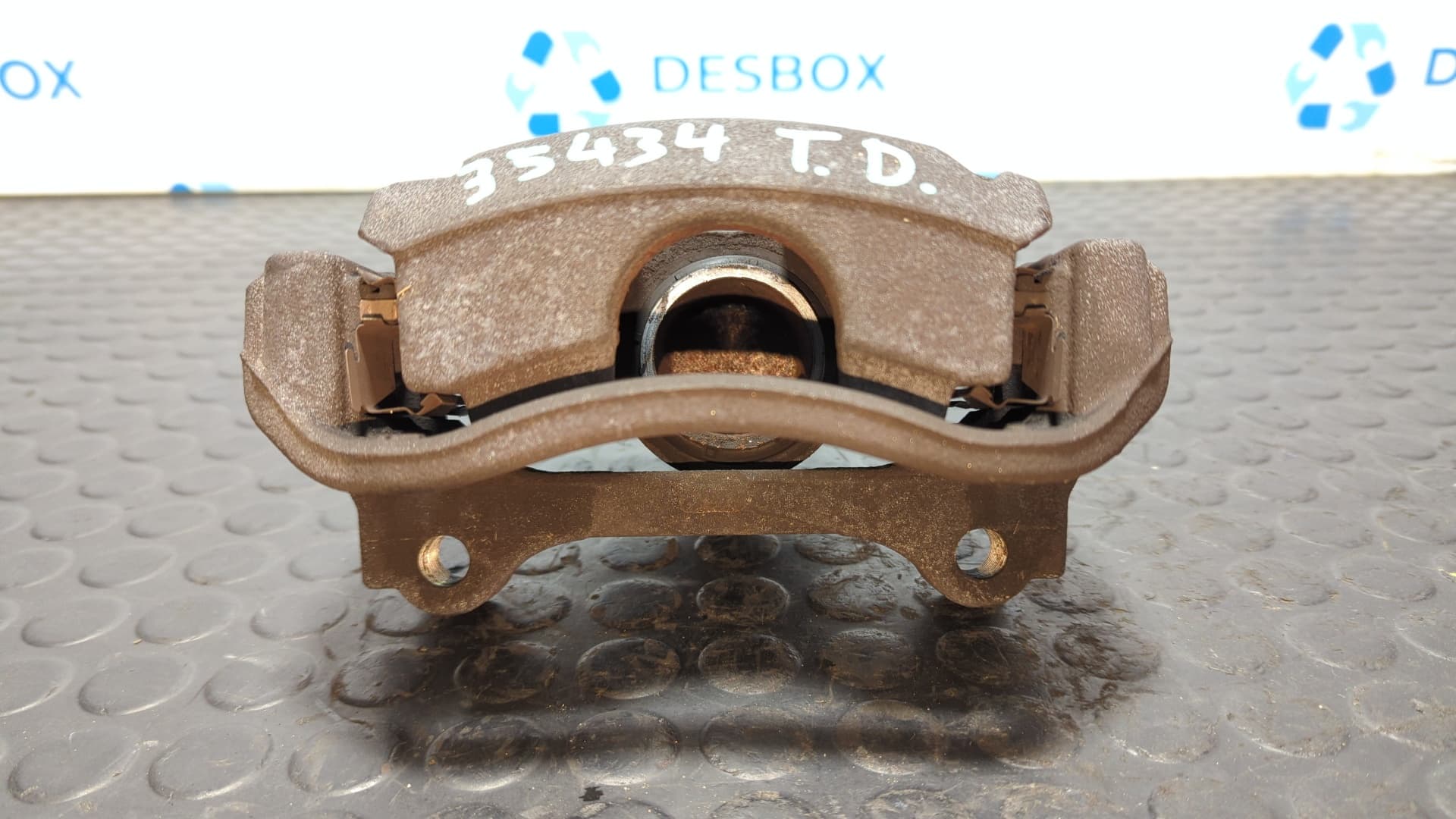 Recambio de PINZA DE FRENO TRASERA DERECHA para PEUGEOT BOXER CAJA CERR. TECHO ELEVADO (BAT.3450)(335)(2007 =>) 4H03 referencia OEM IAM B617 - BLANCO 2