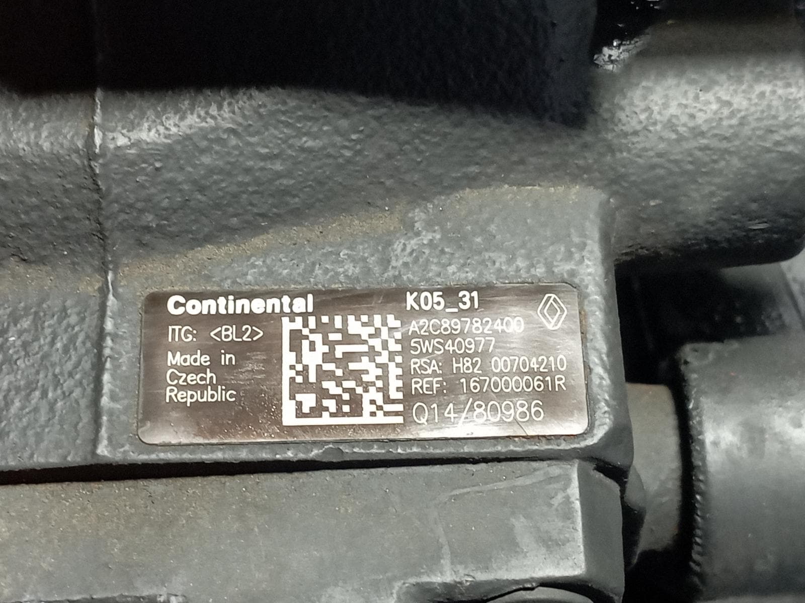 Recambio de BOMBA INYECCION para RENAULT MEGANE III SPORT TOURER 1.9 DCI K9KJ8 referencia OEM IAM A2C89782400 - AZUL 5