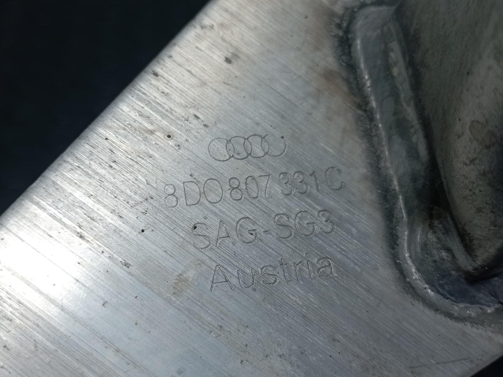 Recambio de PUNTERA PARAGOLPES TRASERA IZQUIERDA para AUDI A4 BERLINA (B5) 1.8 T QUATTRO AEB referencia OEM IAM 8DO807331C - AZUL 5