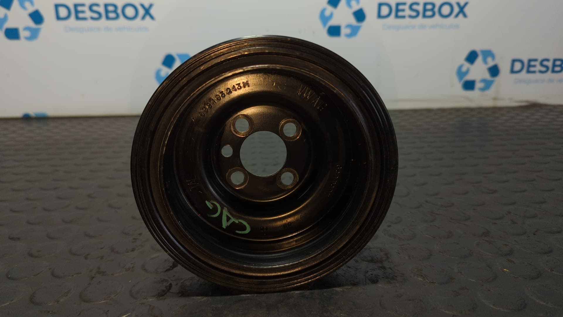 Recambio de POLEA CIGUEÑAL para AUDI Q5 (8R) referencia OEM IAM 038105243M