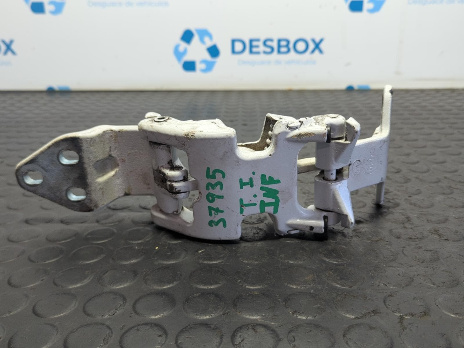 Recambio de BISAGRAS PUERTA TRASERA IZQUIERDA para PEUGEOT BOXER Furgoneta 2.2 BlueHDi 140 4HB(DW12RUD) referencia OEM IAM D325-0K - BLANCO 2