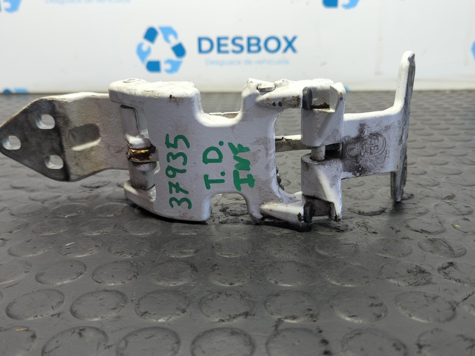 Recambio de BISAGRAS PUERTA TRASERA DERECHA para PEUGEOT BOXER Furgoneta 2.2 BlueHDi 140 4HB(DW12RUD) referencia OEM IAM D325-OL - BLANCO 2