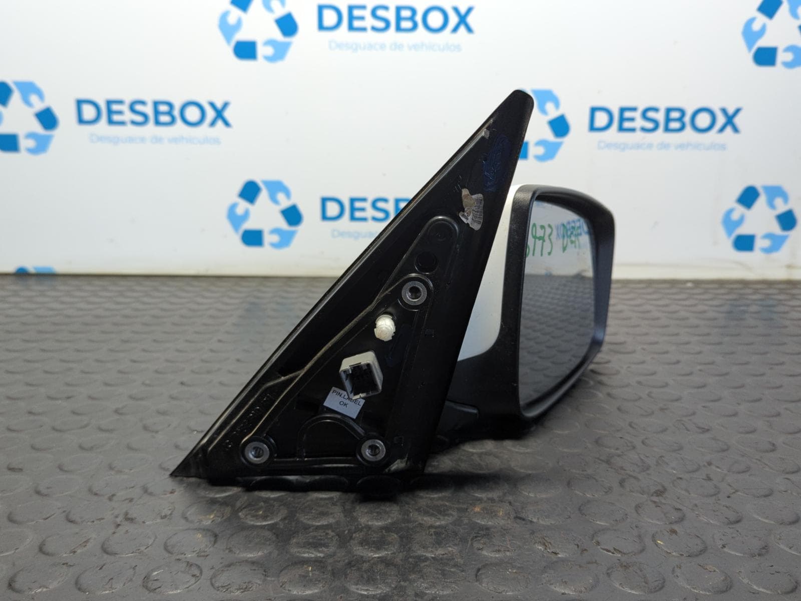 Recambio de RETROVISOR DERECHO para HYUNDAI IX20 1.4 CRDI D4FC referencia OEM IAM 023372 - BLANCO 2