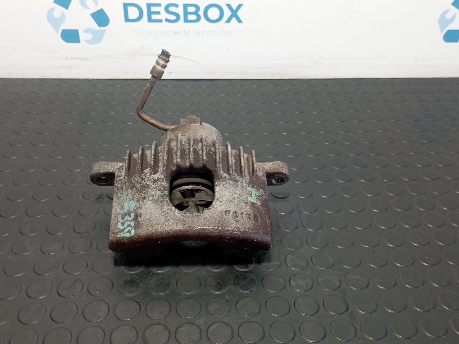 Recambio de PINZA DE FRENO DELANTERA IZQUIERDA para KIA SPORTAGE 2.0 Turbodiesel CAT RF referencia OEM IAM FS17B - VERDE