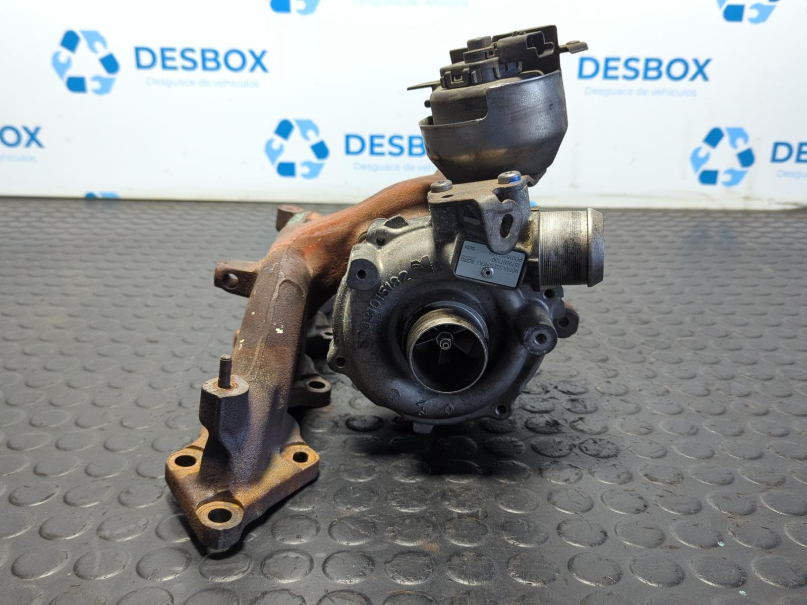 Recambio de TURBOCOMPRESOR para PEUGEOT BOXER Furgoneta 2.2 BlueHDi 140 4HB(DW12RUD) referencia OEM IAM 1679597380 - BLANCO