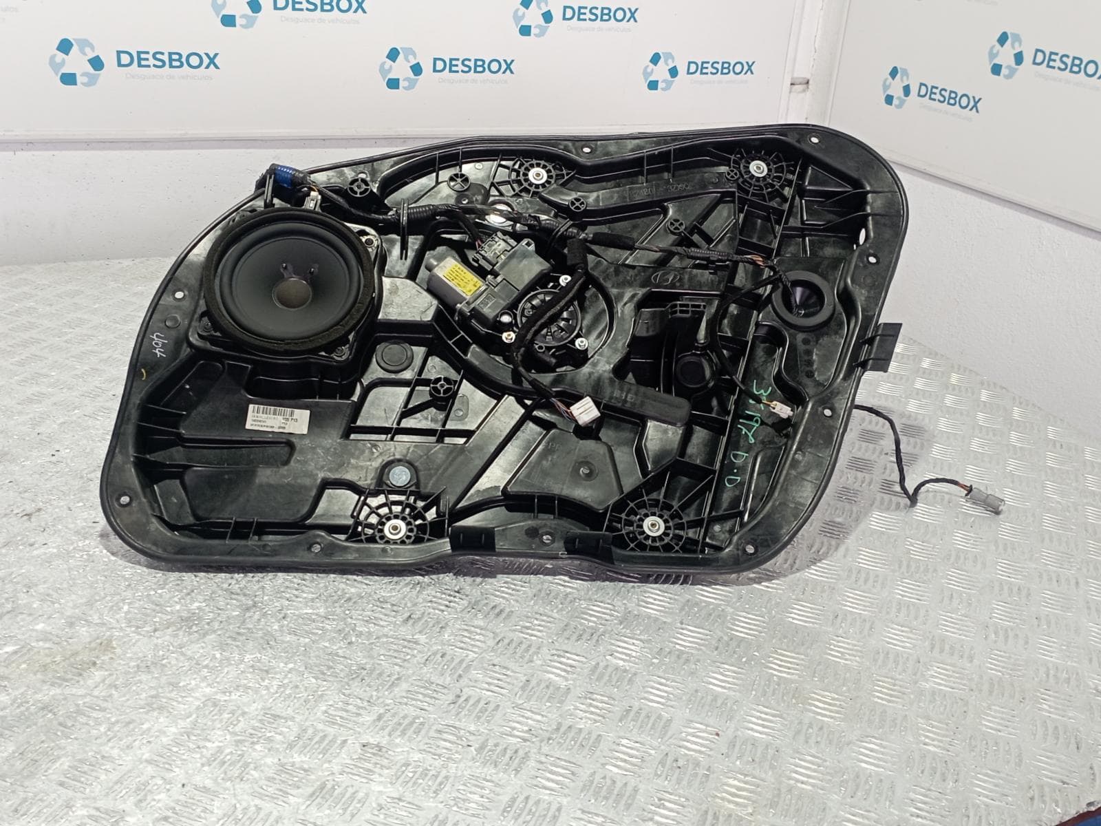 Recambio de ELEVALUNAS DELANTERO DERECHO para HYUNDAI I40 1.6 CRDI D4FD referencia OEM IAM 824803ZXXX - NEGRO