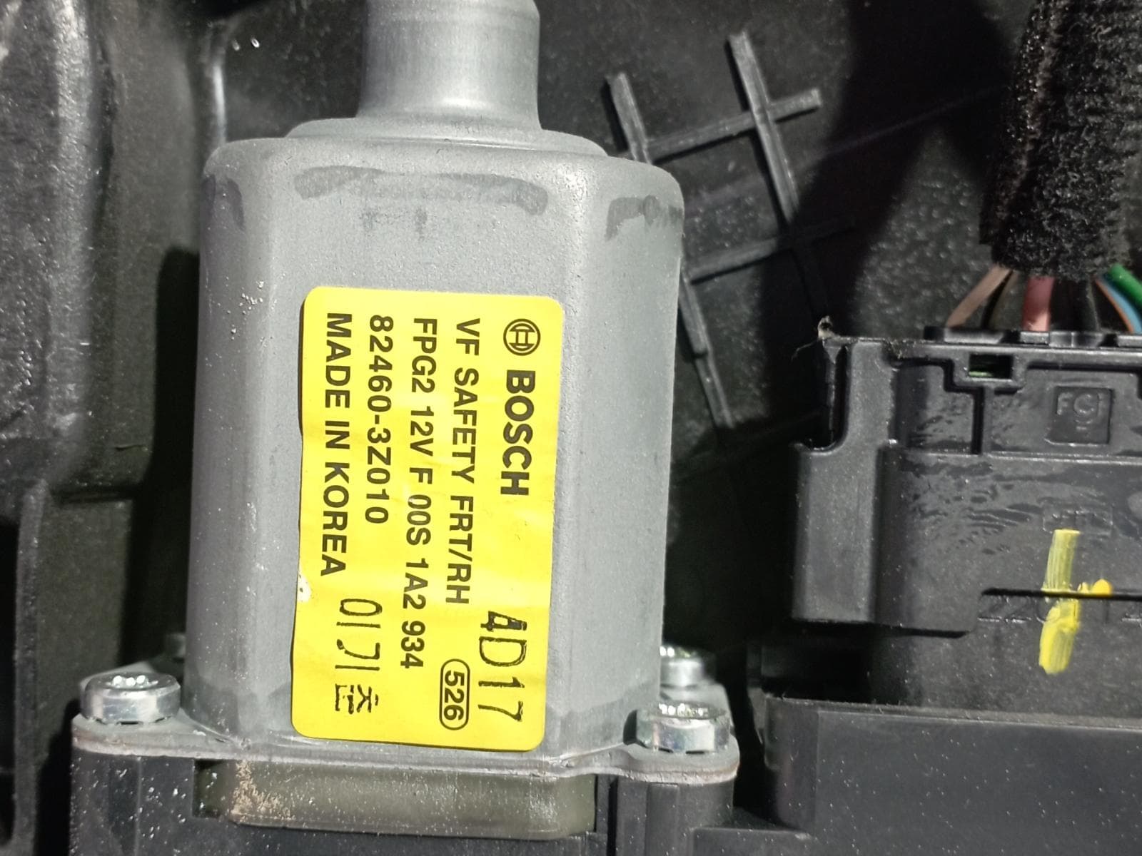 Recambio de ELEVALUNAS DELANTERO DERECHO para HYUNDAI I40 1.6 CRDI D4FD referencia OEM IAM 824803ZXXX - NEGRO 3