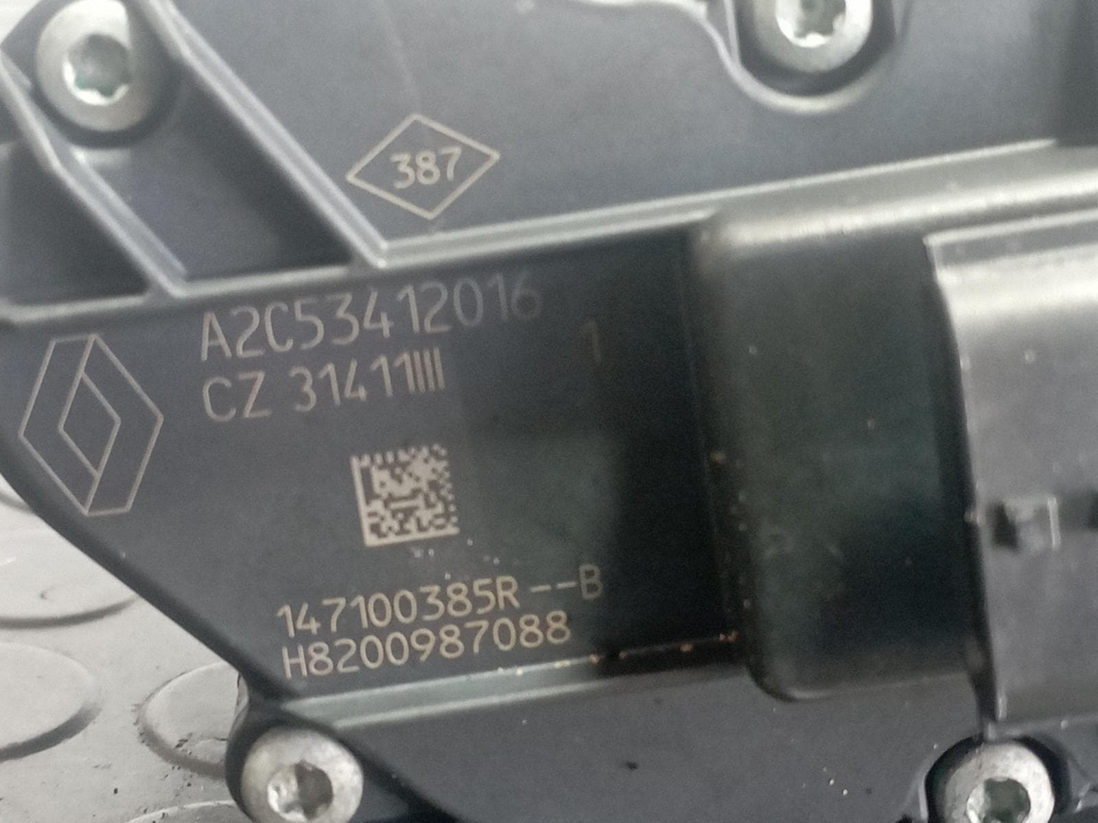 Recambio de VALVULA EGR para RENAULT LAGUNA GRANDTOUR III Dynamique M9RB8 referencia OEM IAM A2C53412016 - GRIS 4
