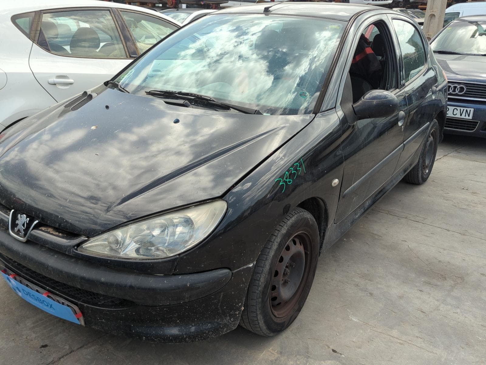 Recambio de ALETA DELANTERA DERECHA para PEUGEOT 206 BERLINA XR 8HX(DV4TD) - NEGRO 2