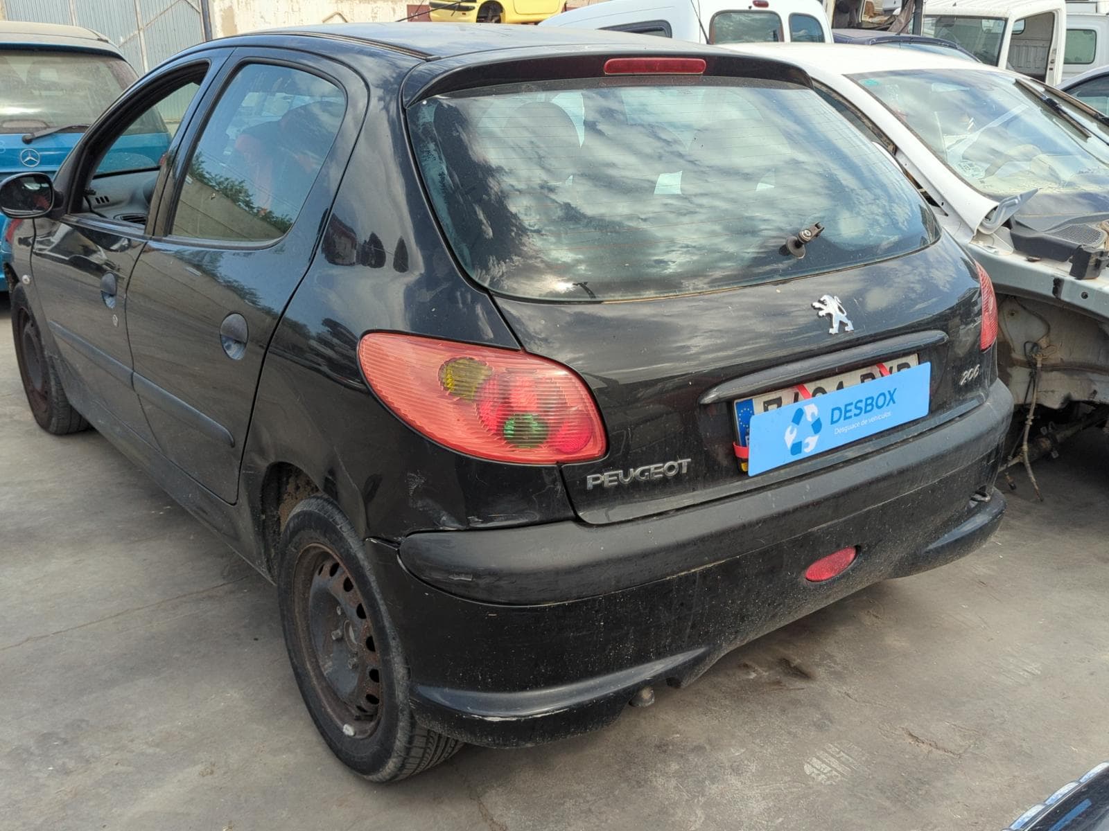 Recambio de ALETA DELANTERA DERECHA para PEUGEOT 206 BERLINA XR 8HX(DV4TD) - NEGRO 7