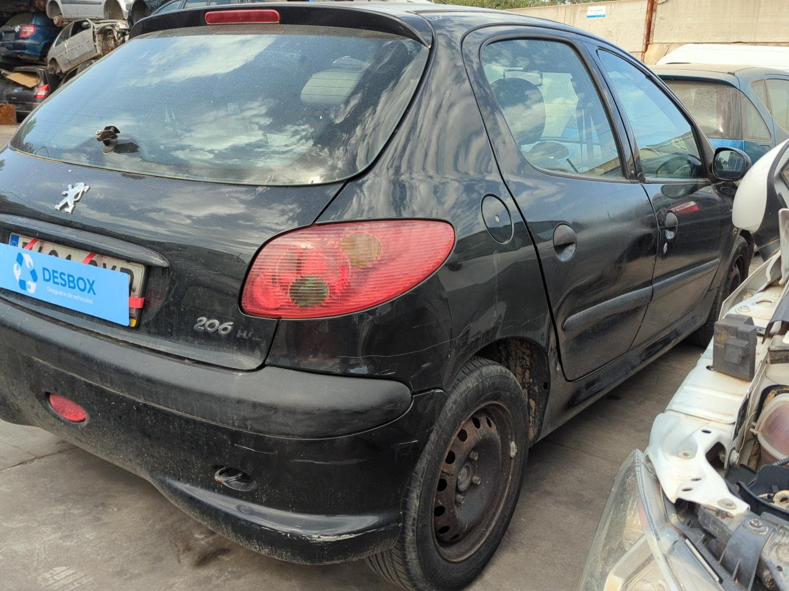 Recambio de ALETA DELANTERA DERECHA para PEUGEOT 206 BERLINA XR 8HX(DV4TD) - NEGRO 9