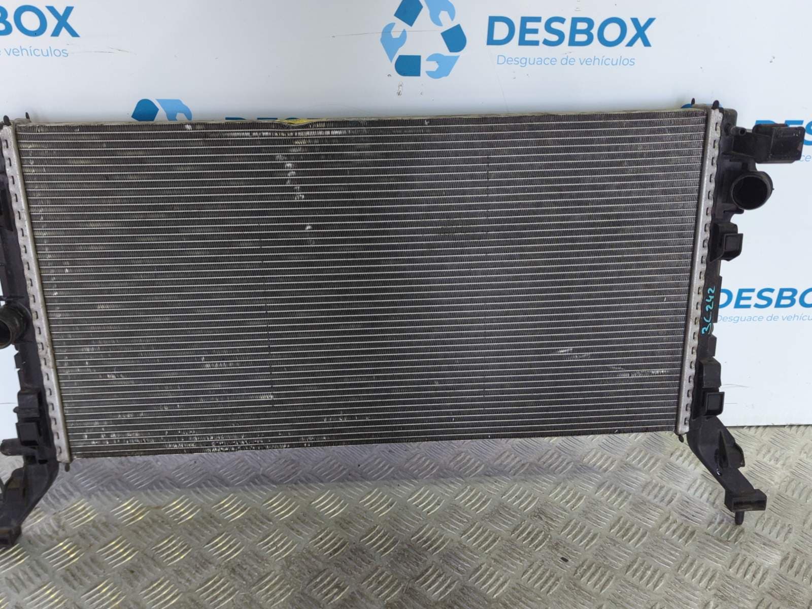 Recambio de RADIADOR AGUA para RENAULT LAGUNA GRANDTOUR III Dynamique M9RB8 referencia OEM IAM 214004321R - GRIS