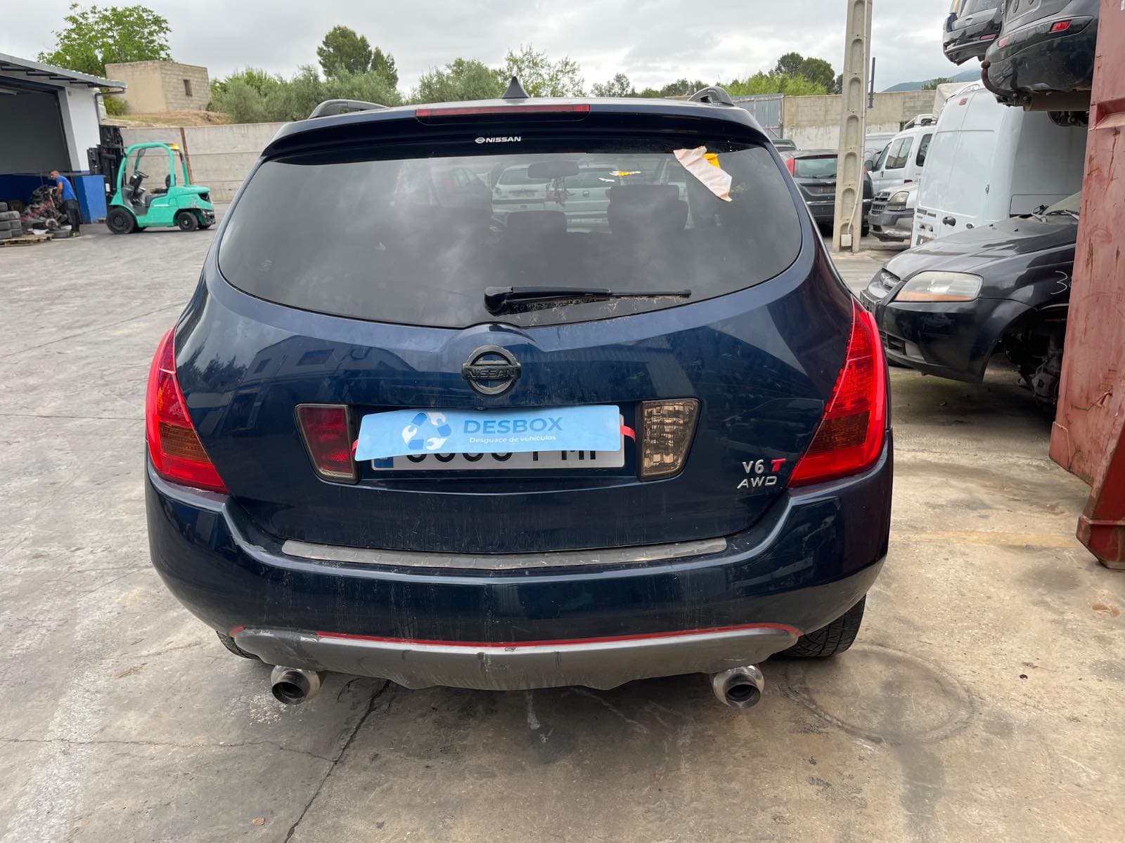 Recambio de ASIENTO DELANTERO IZQUIERDO para NISSAN MURANO (Z50) * VQ35DE - AZUL 9