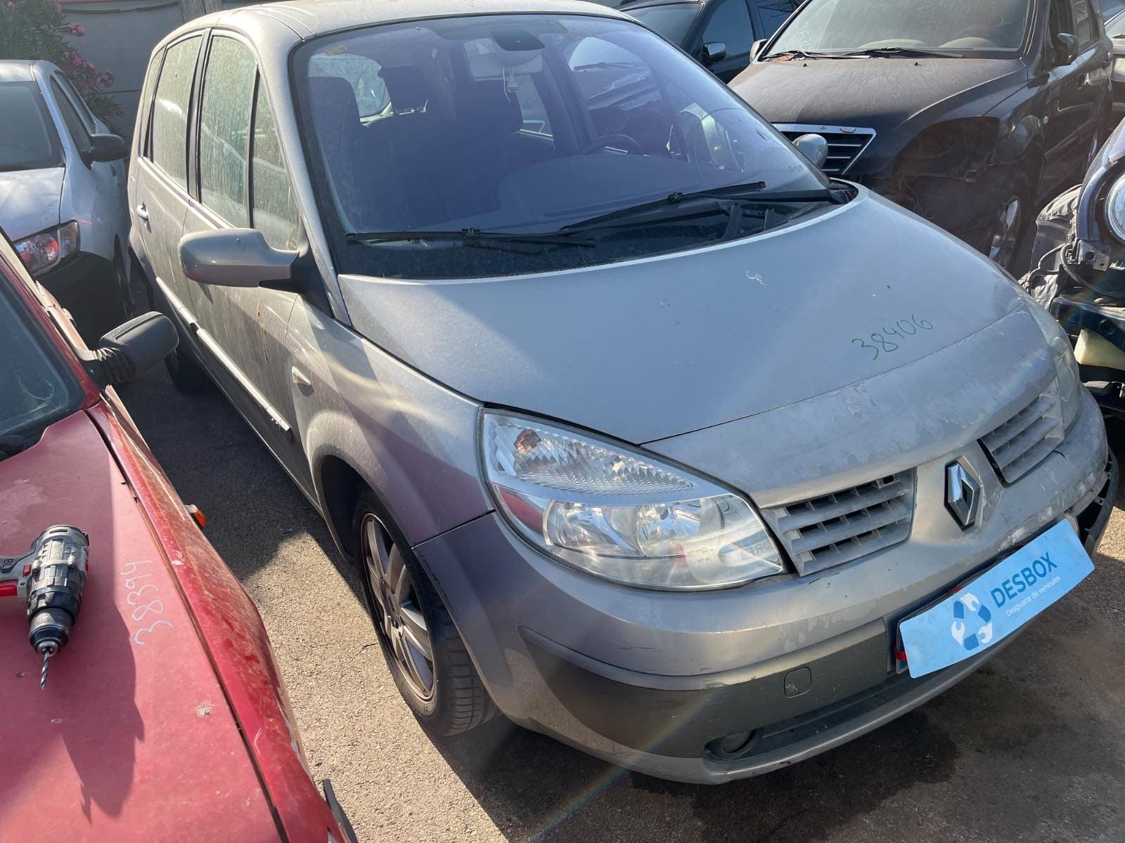 Recambio de ASIENTO DELANTERO IZQUIERDO para RENAULT SCENIC II 1.5 DCI K9K P7 - GRIS